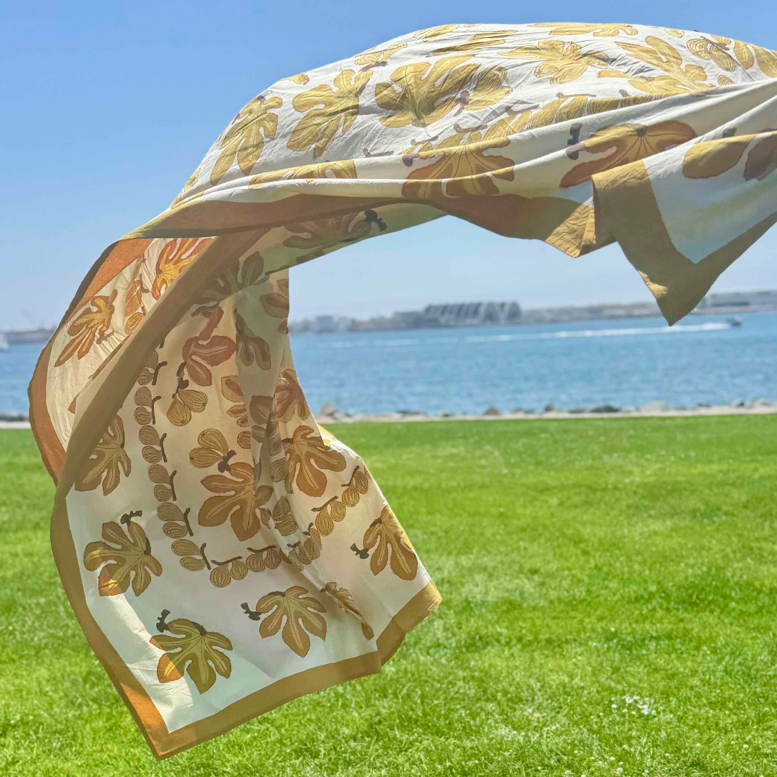 Fig Citrine Tablecloth