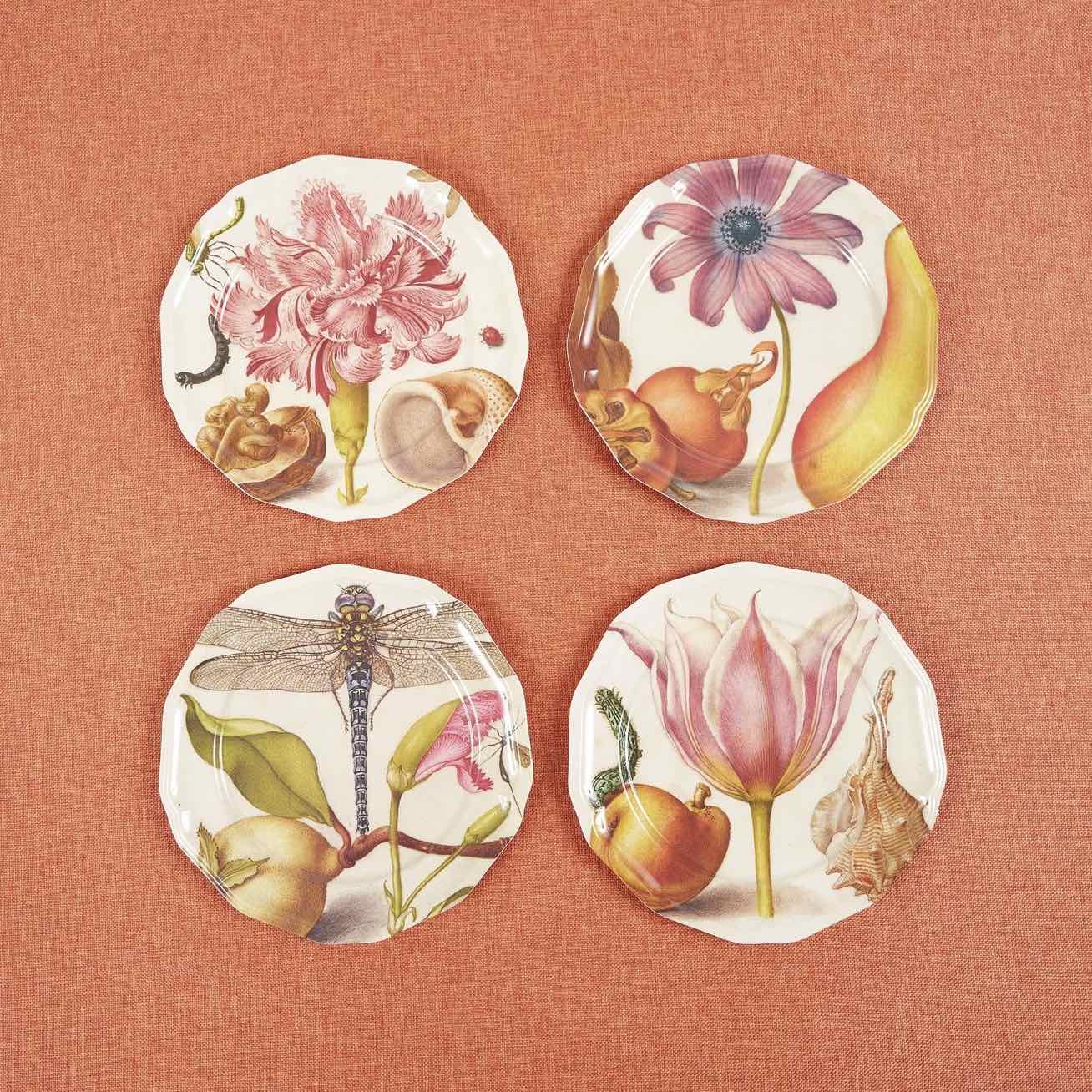 Flora Plates - Set of 4