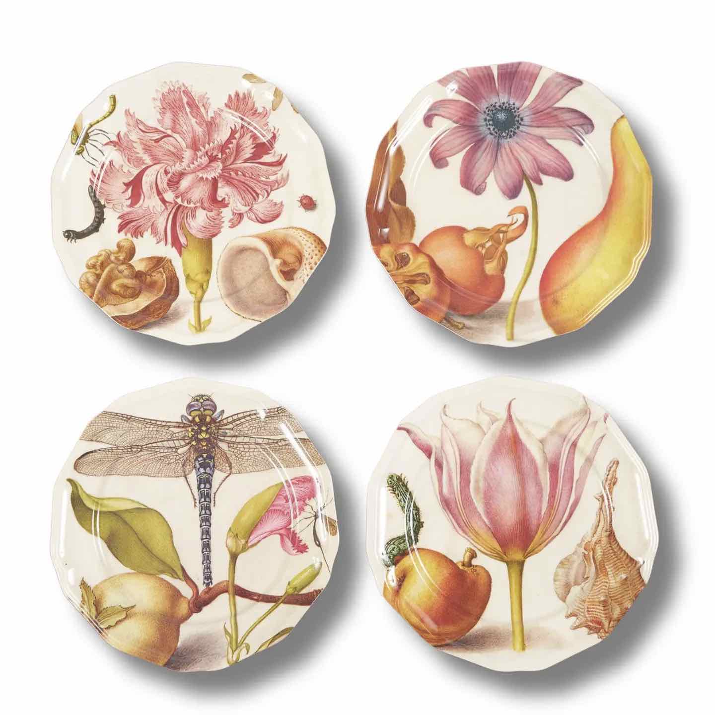 Flora Plates - Set of 4