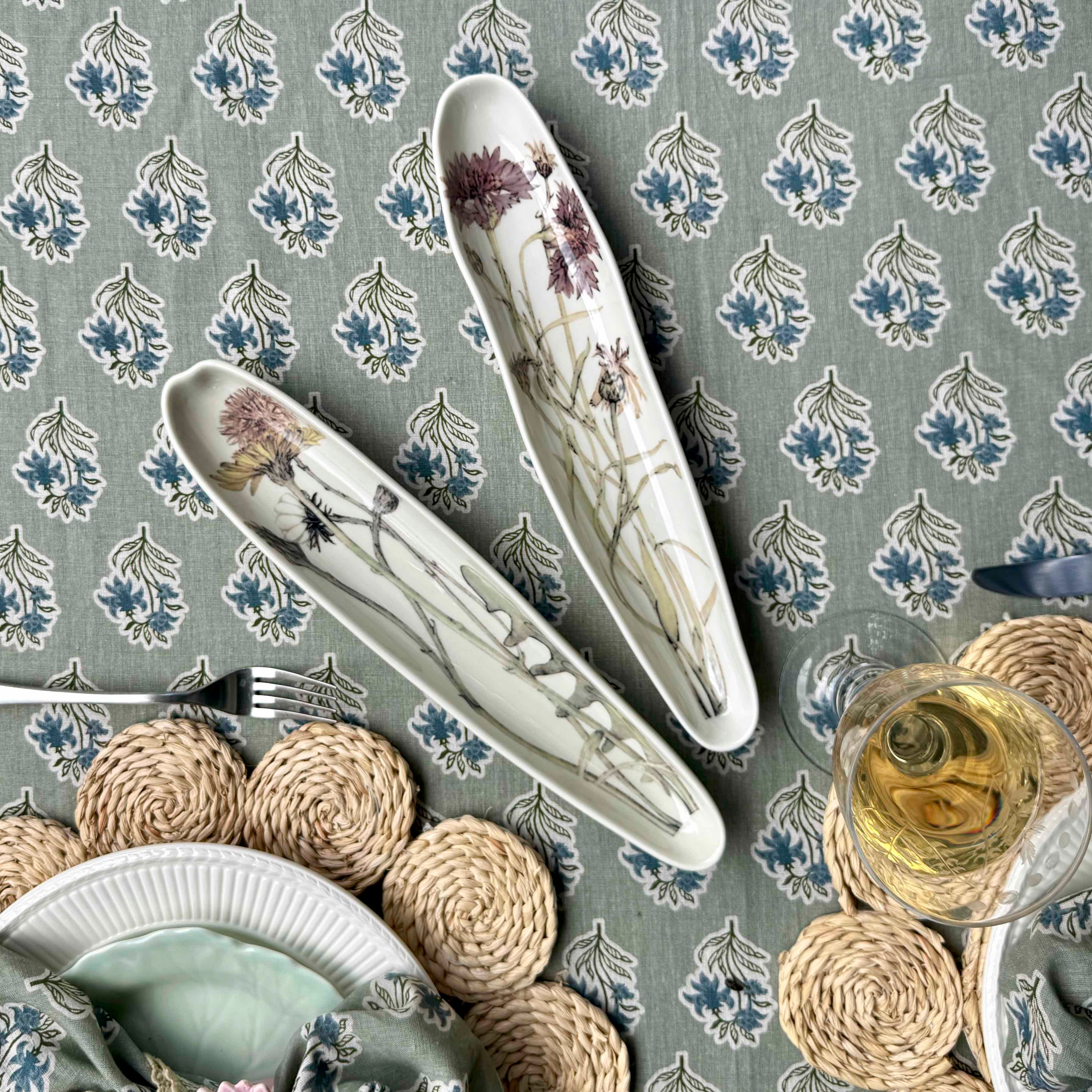 Flower Field Serving Dish