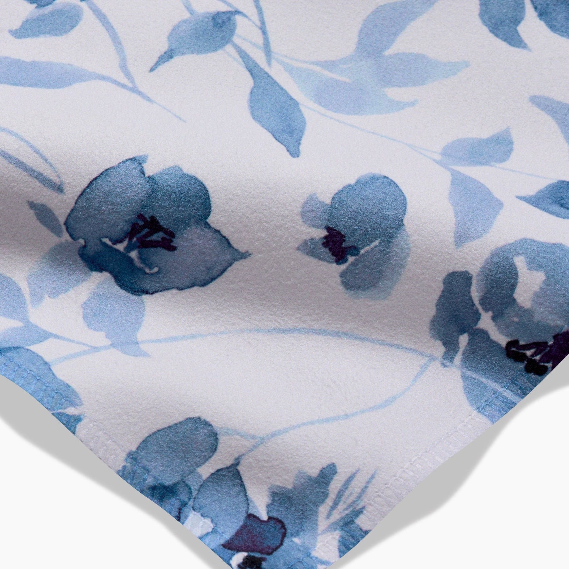 Flowers in Blue Dinner Napkins - Set of 6