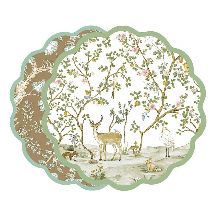 Forest Animals & Branches Reversible Placemat