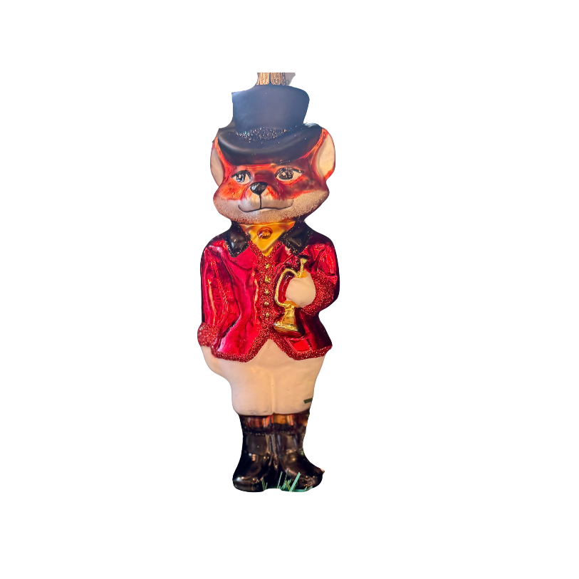 Fox Trot Christmas Ornament