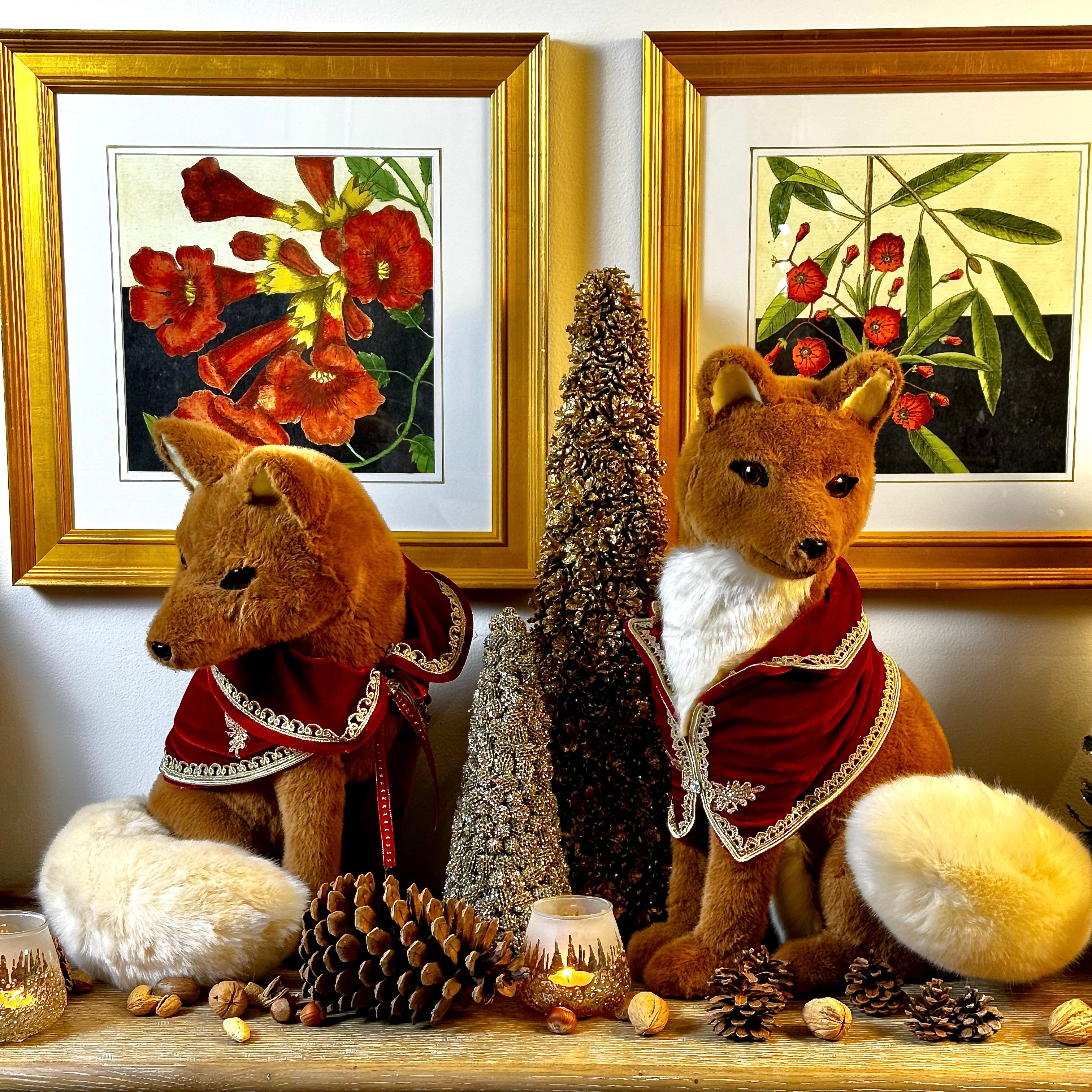 Foxy Couple Figurine- Set of 2