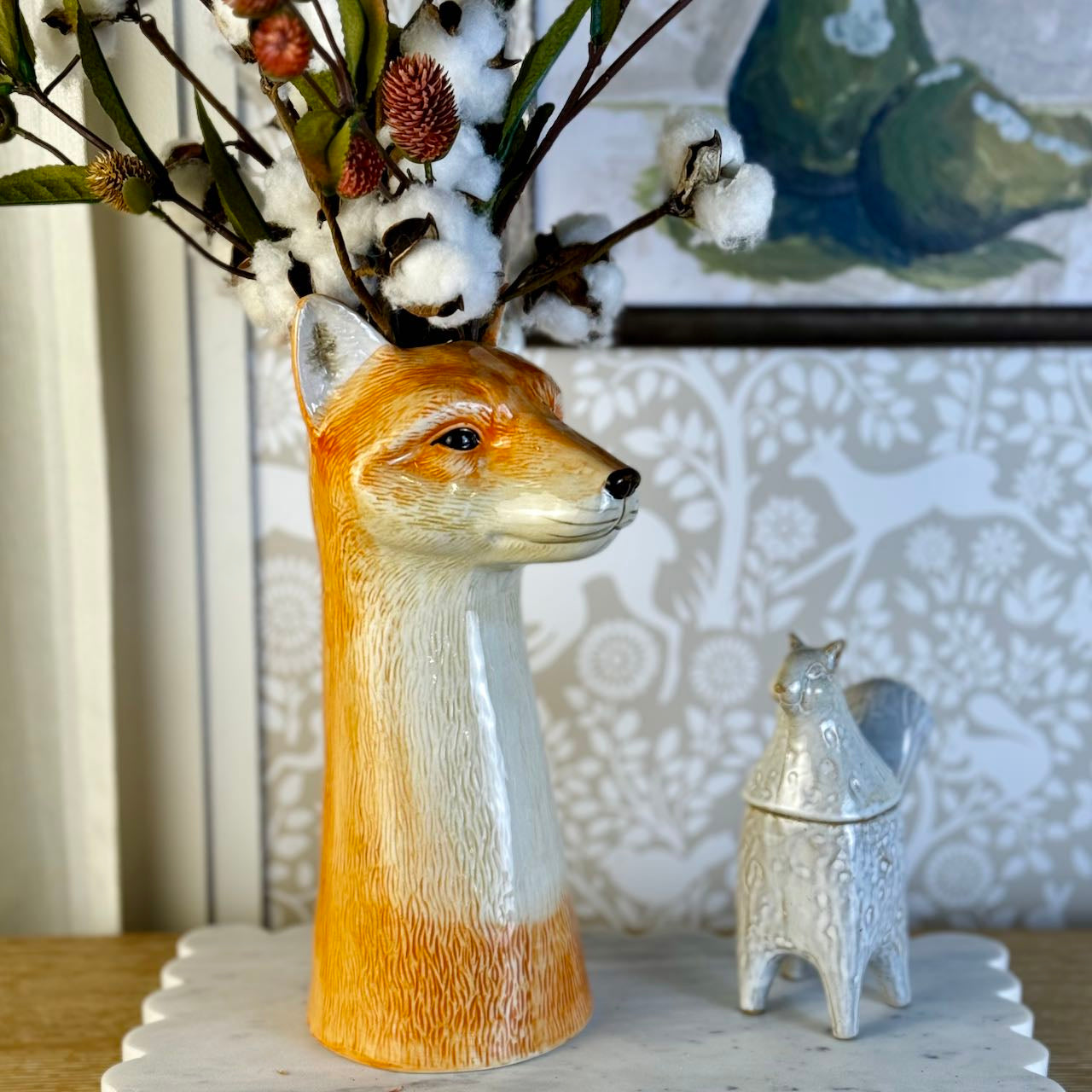 Franklin the Fox Vase