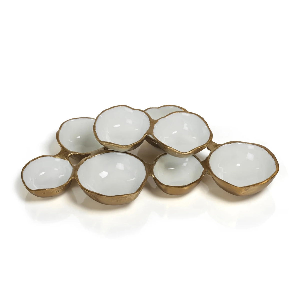 Gold Cluster Serving Dish Small