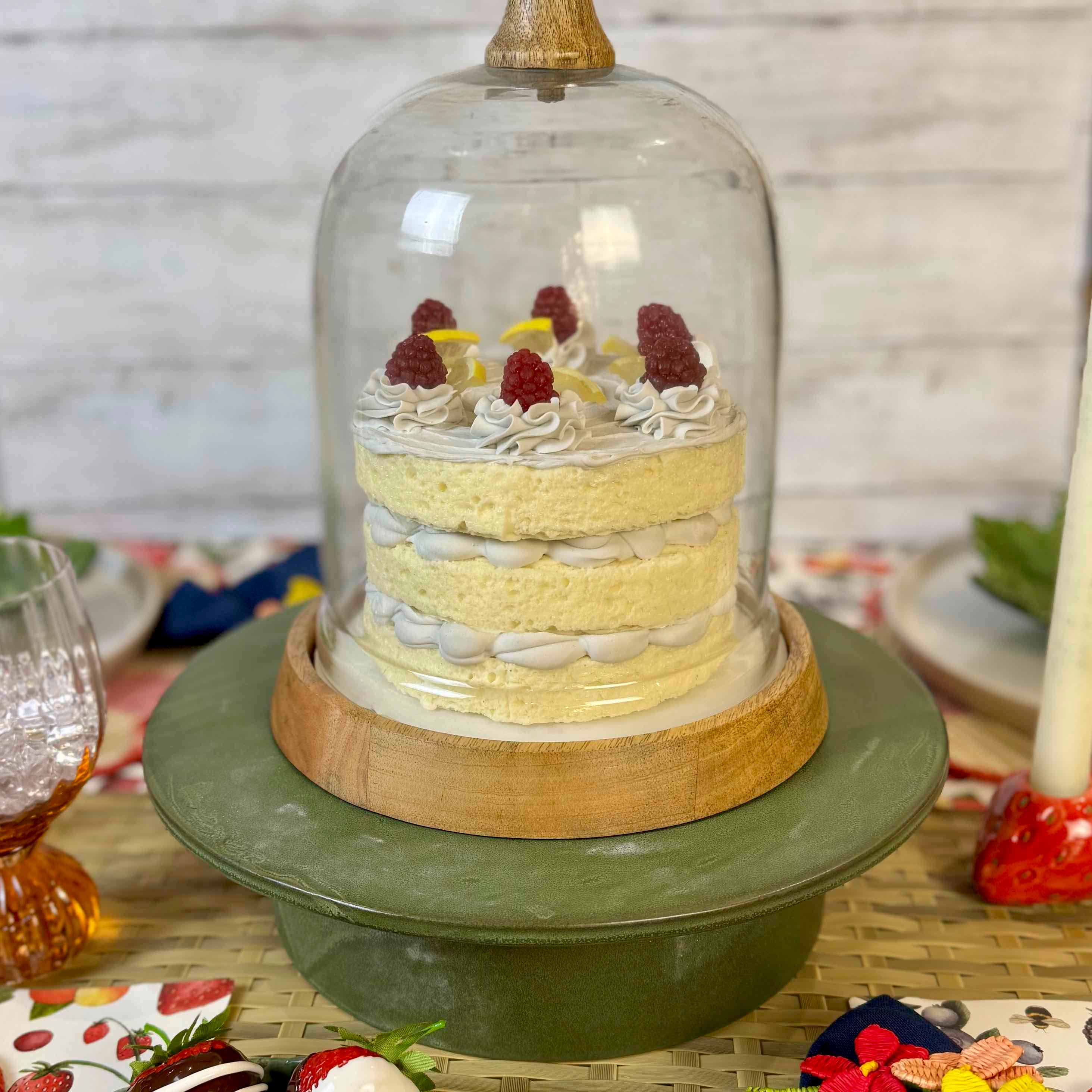 Green Glazed Pedestal