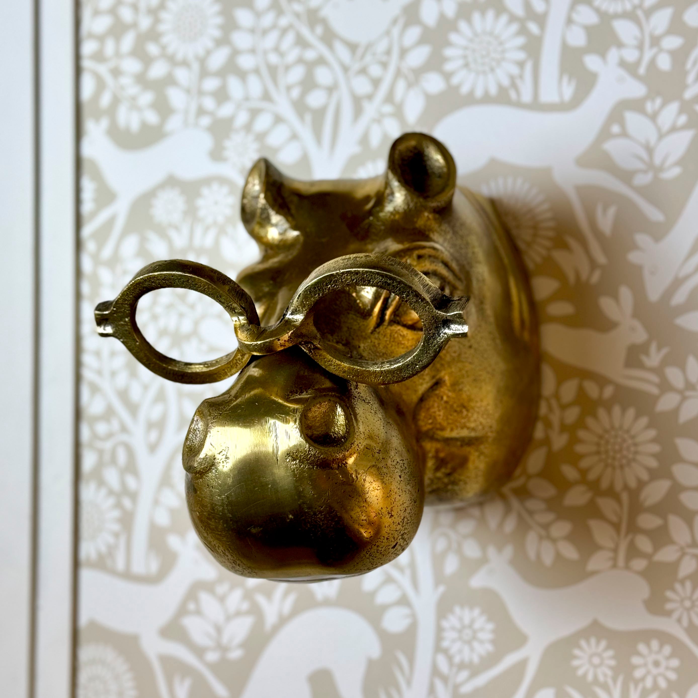 Margaret the Hippo Wall Mount