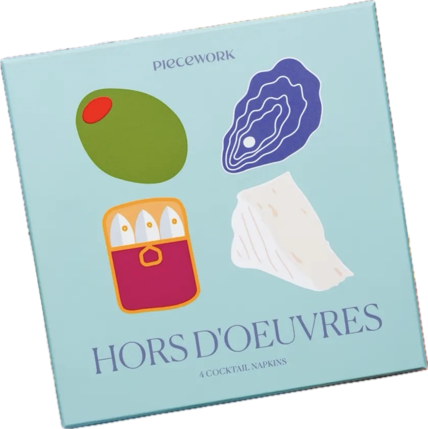 Hors D'oeuvres Cocktail Napkins - Set of 4