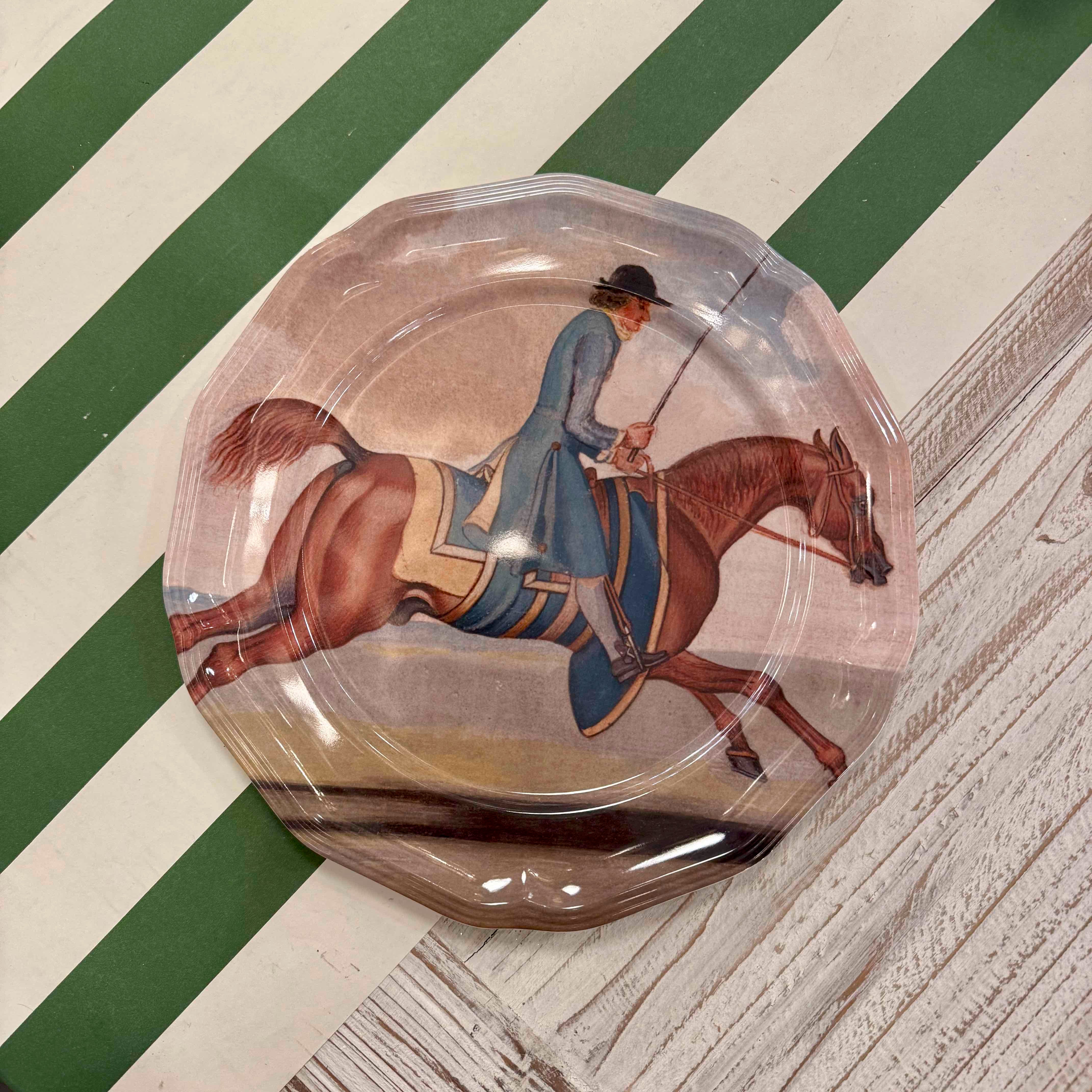 English Horseman Dinnerware - Set of 6