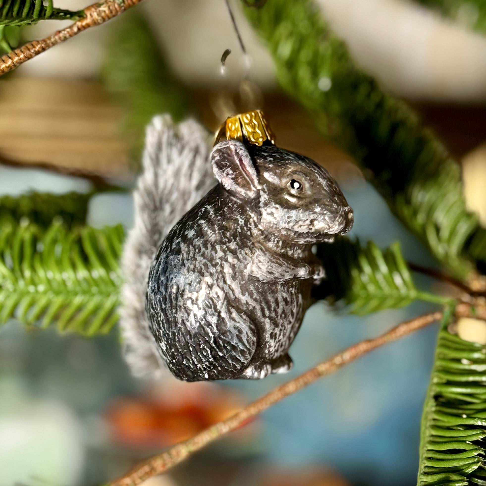 Vintage Squirrel Ornament