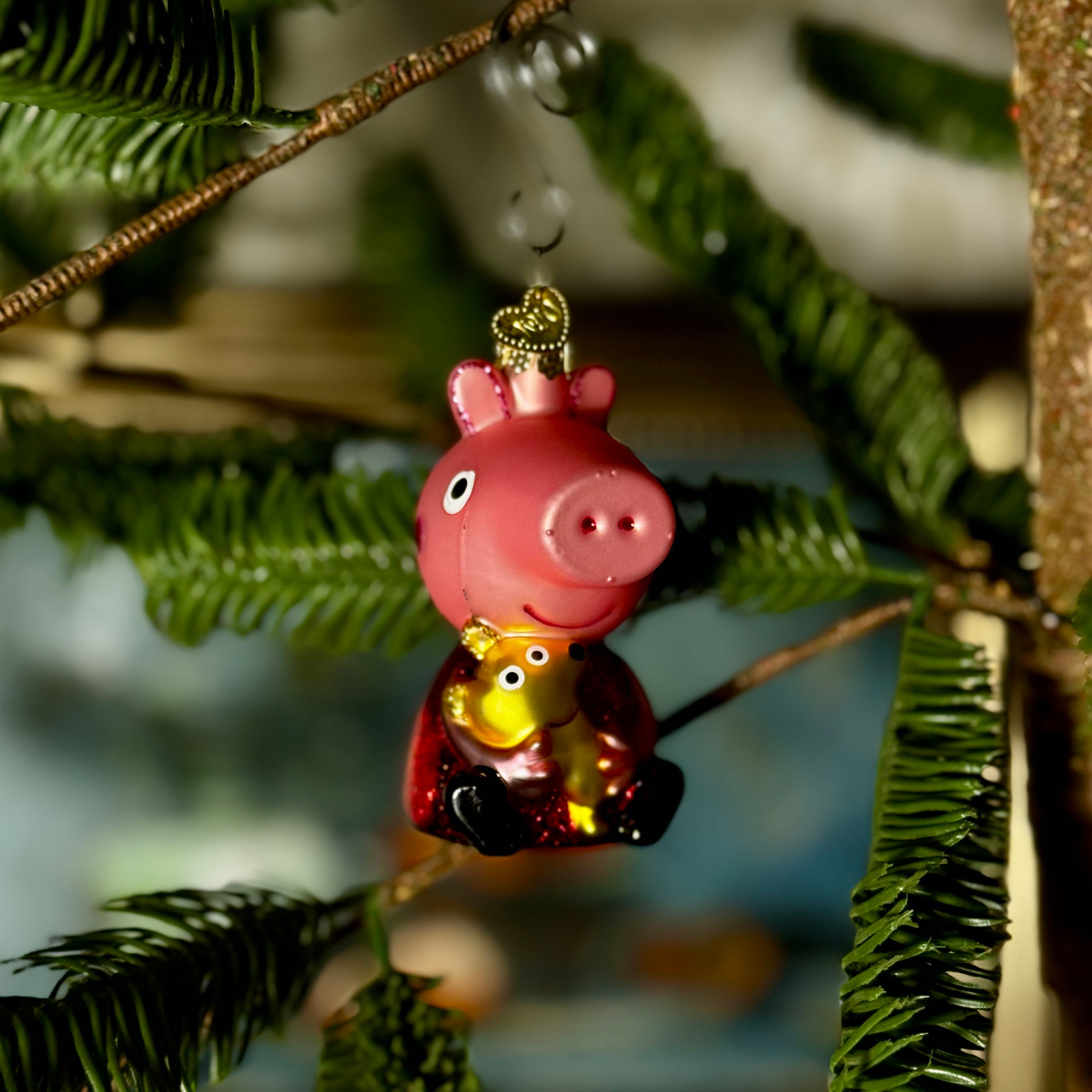 Peppa Pig With Teddy Ornament