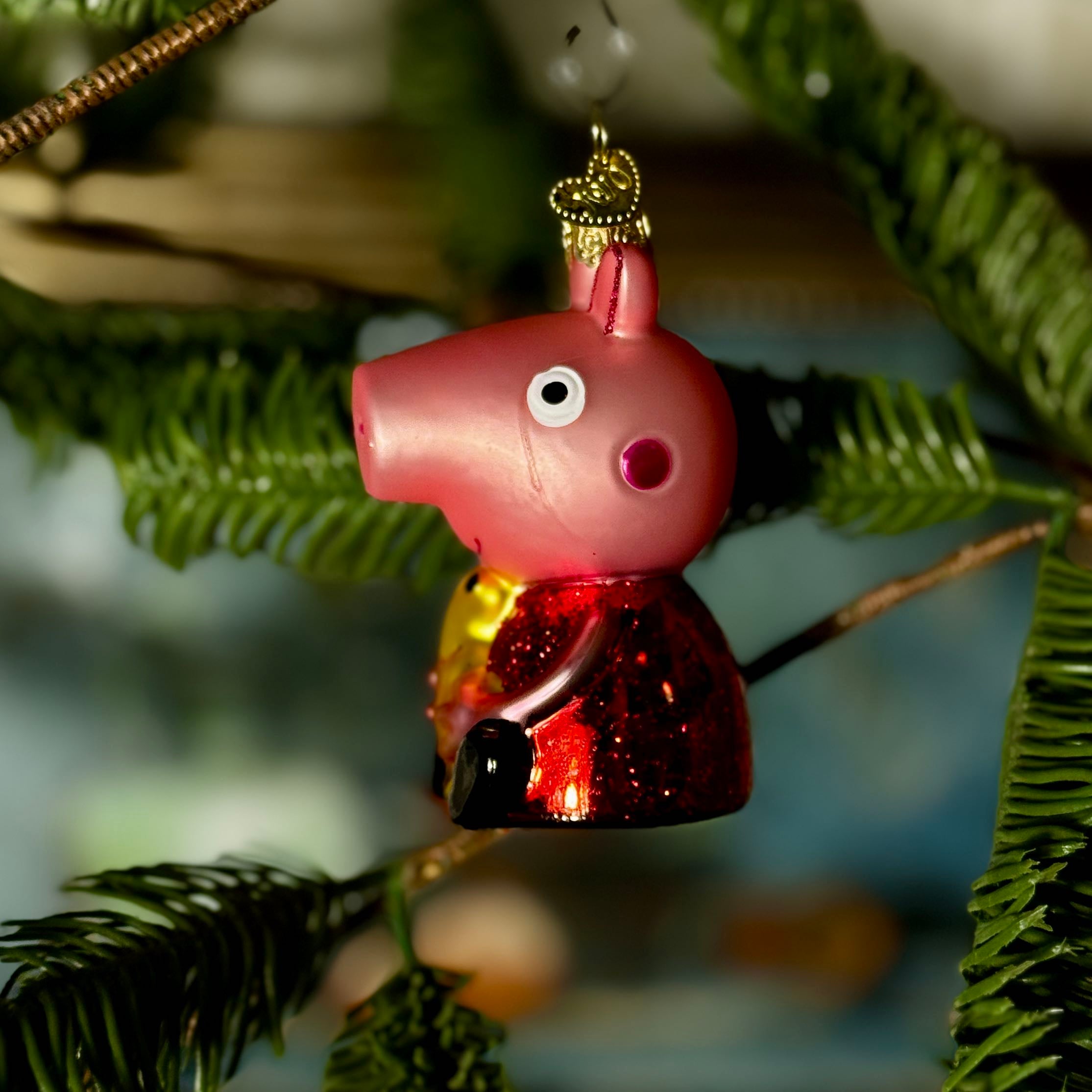 Peppa Pig With Teddy Ornament
