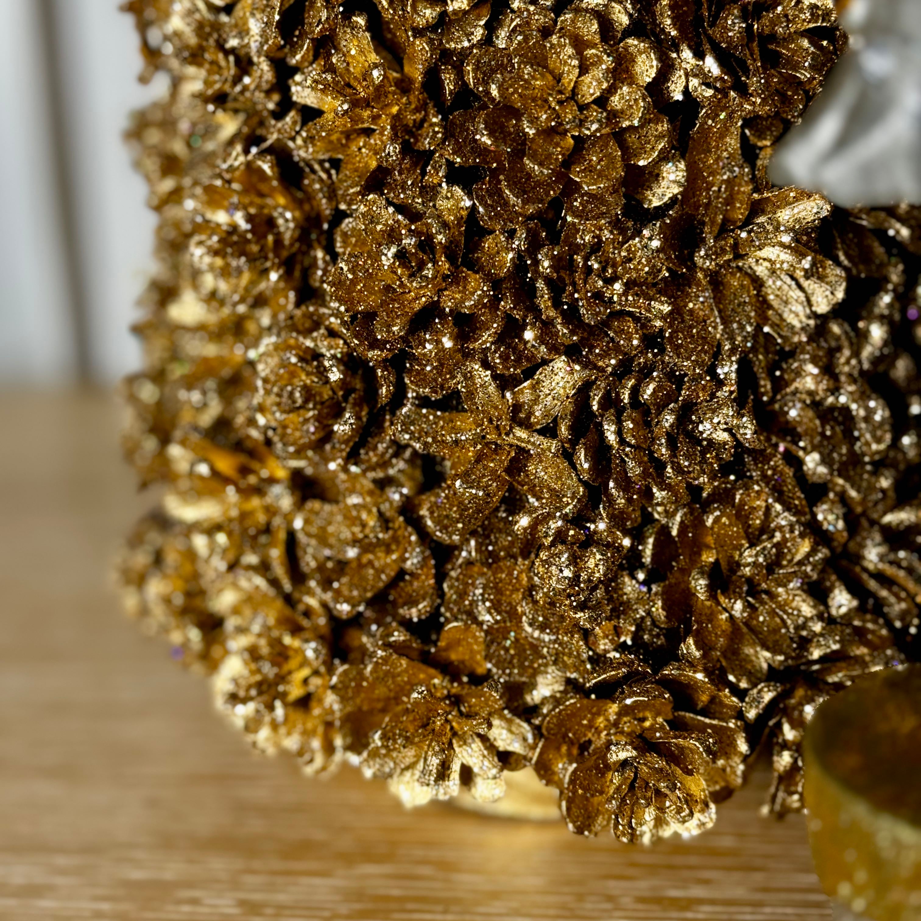 Gold Pine Cone Tree 24"