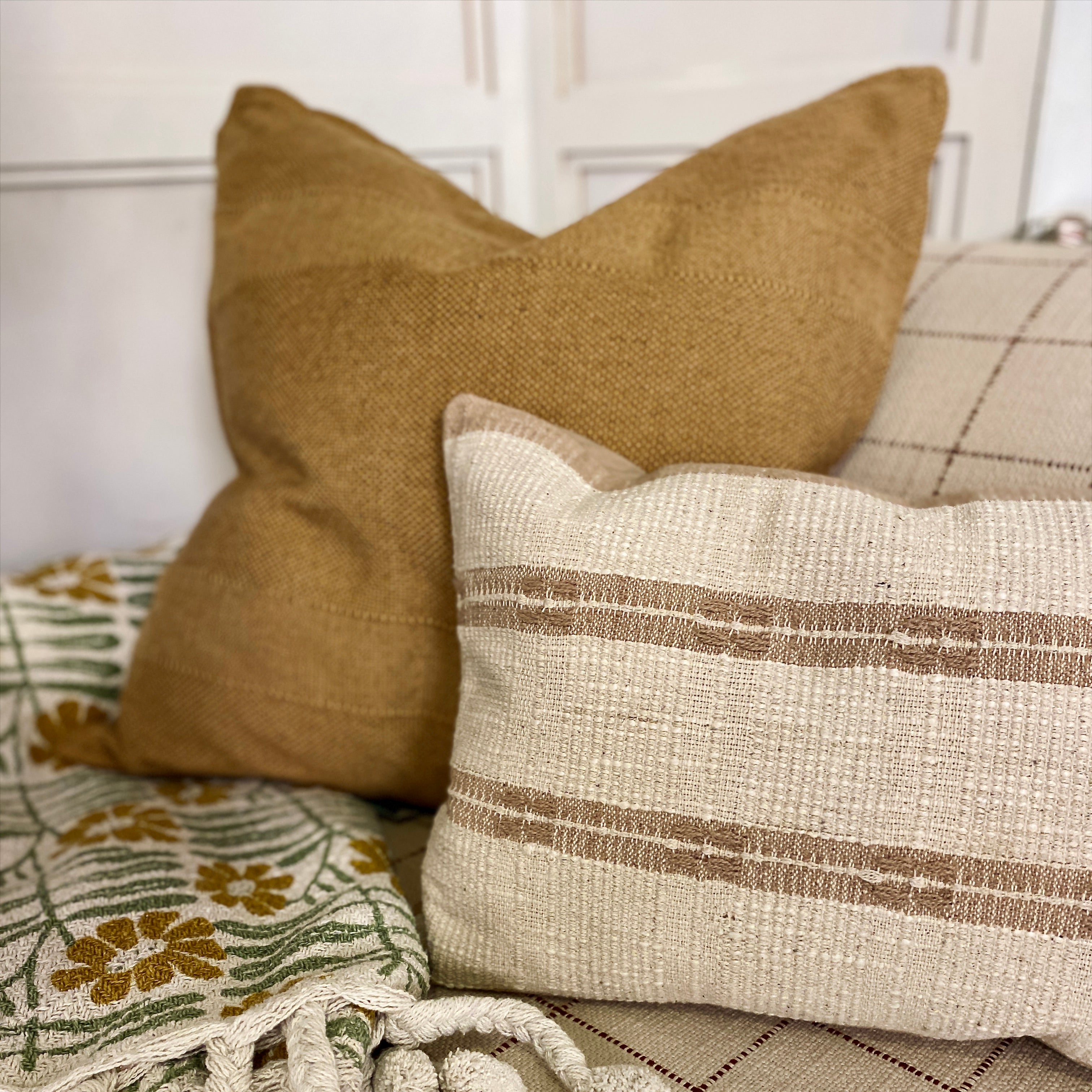 Terracotta Flange Edge Pillow