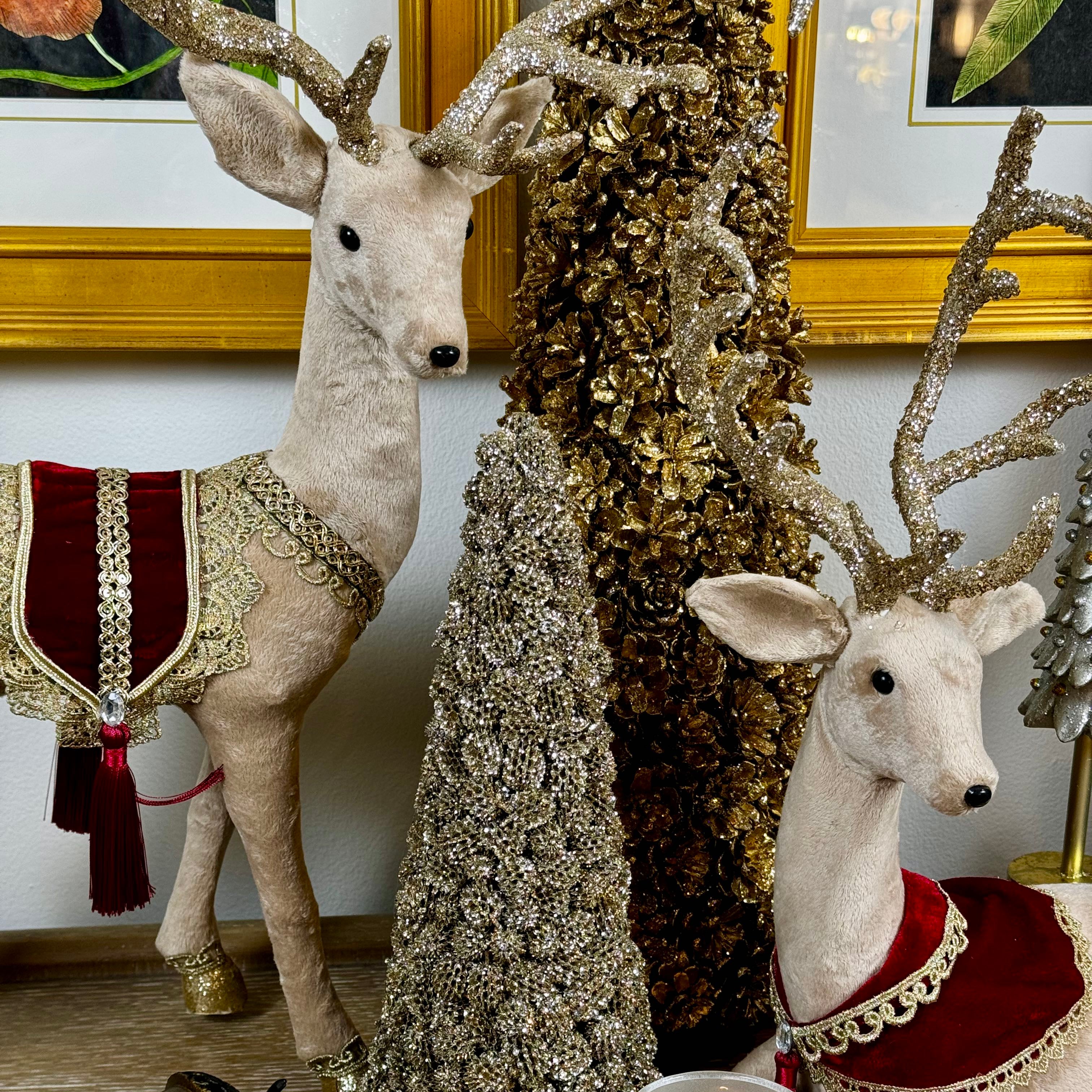 Christmas Deer Small - Set of 2