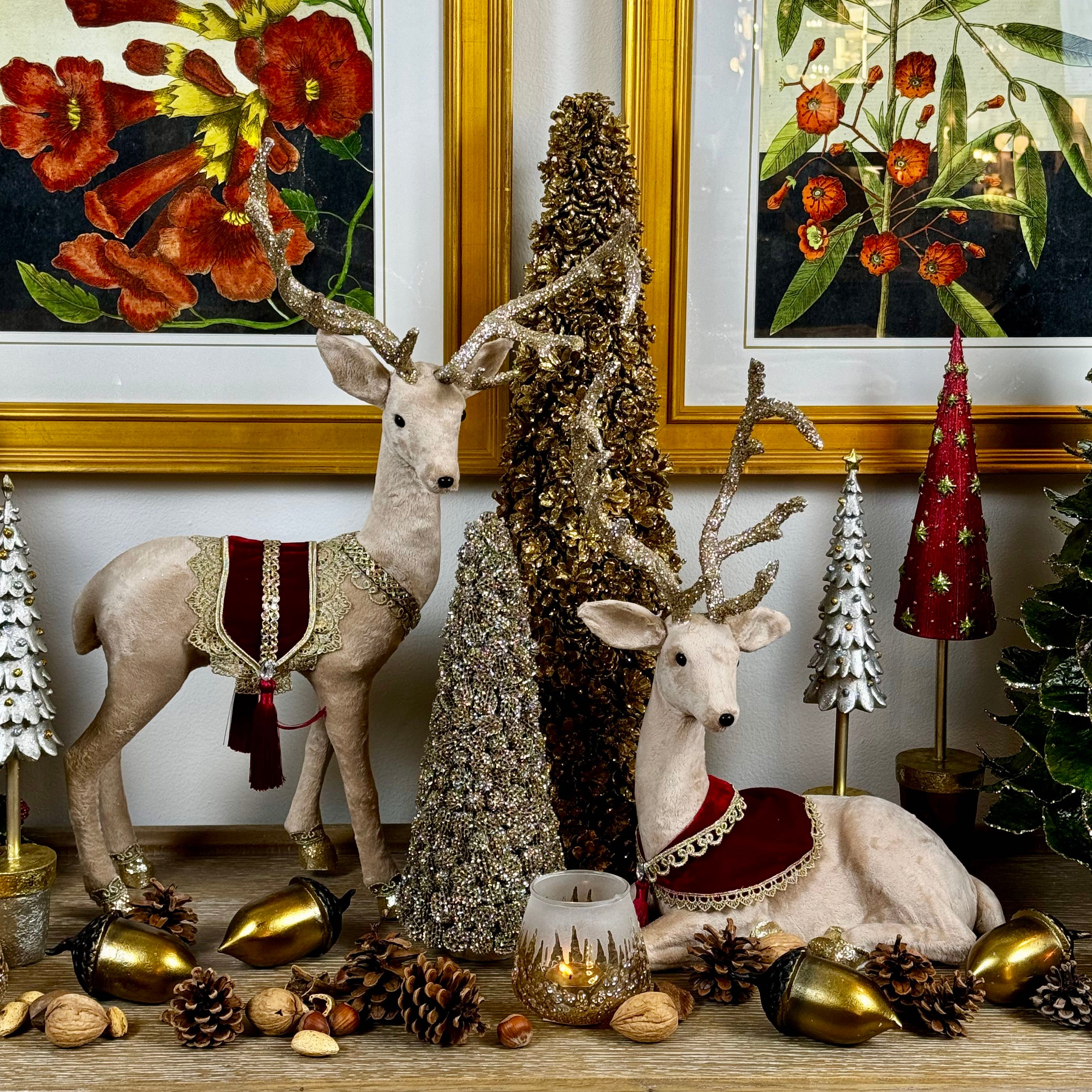 Christmas Deer Small - Set of 2