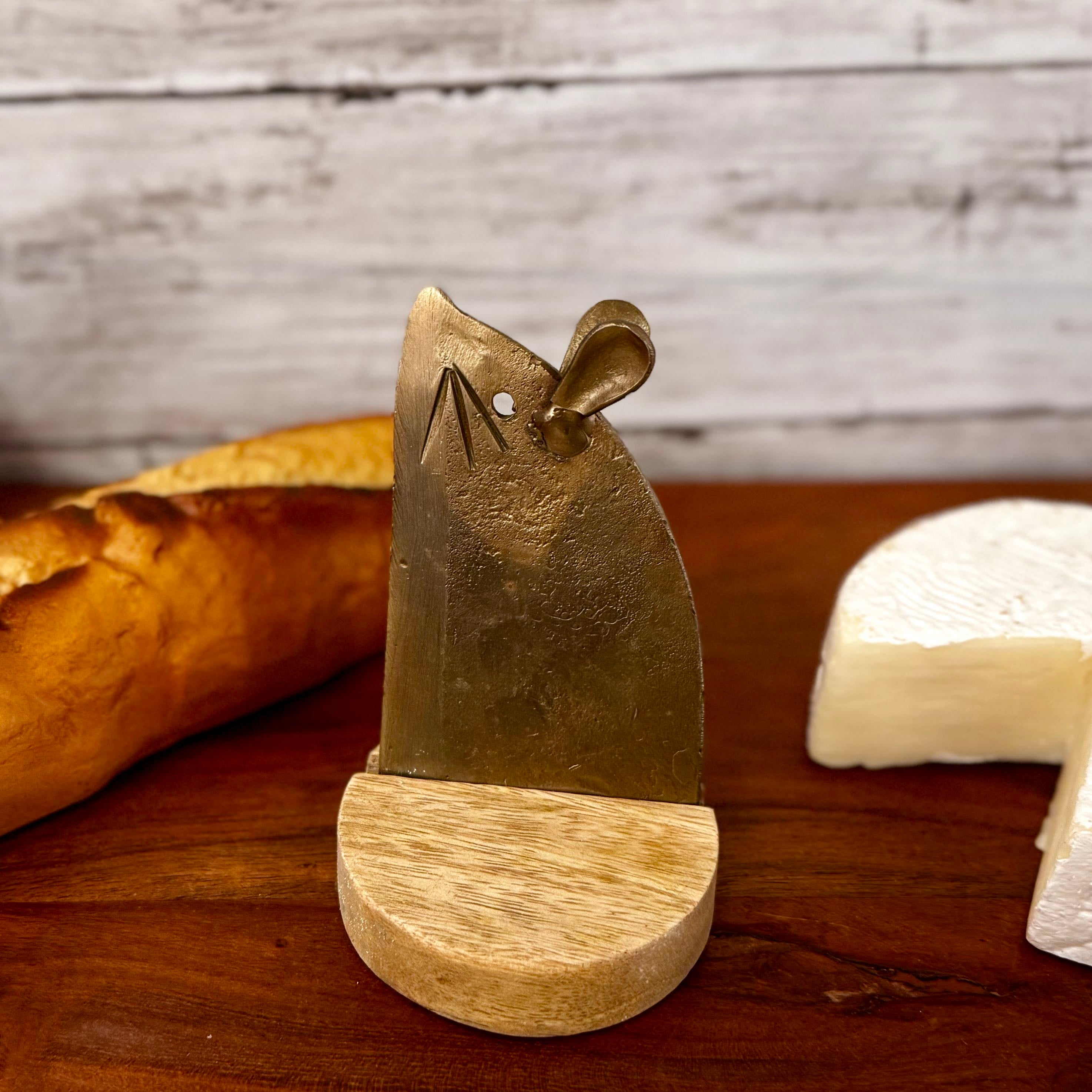 Mabry the Mouse Cheese Knife with Stand