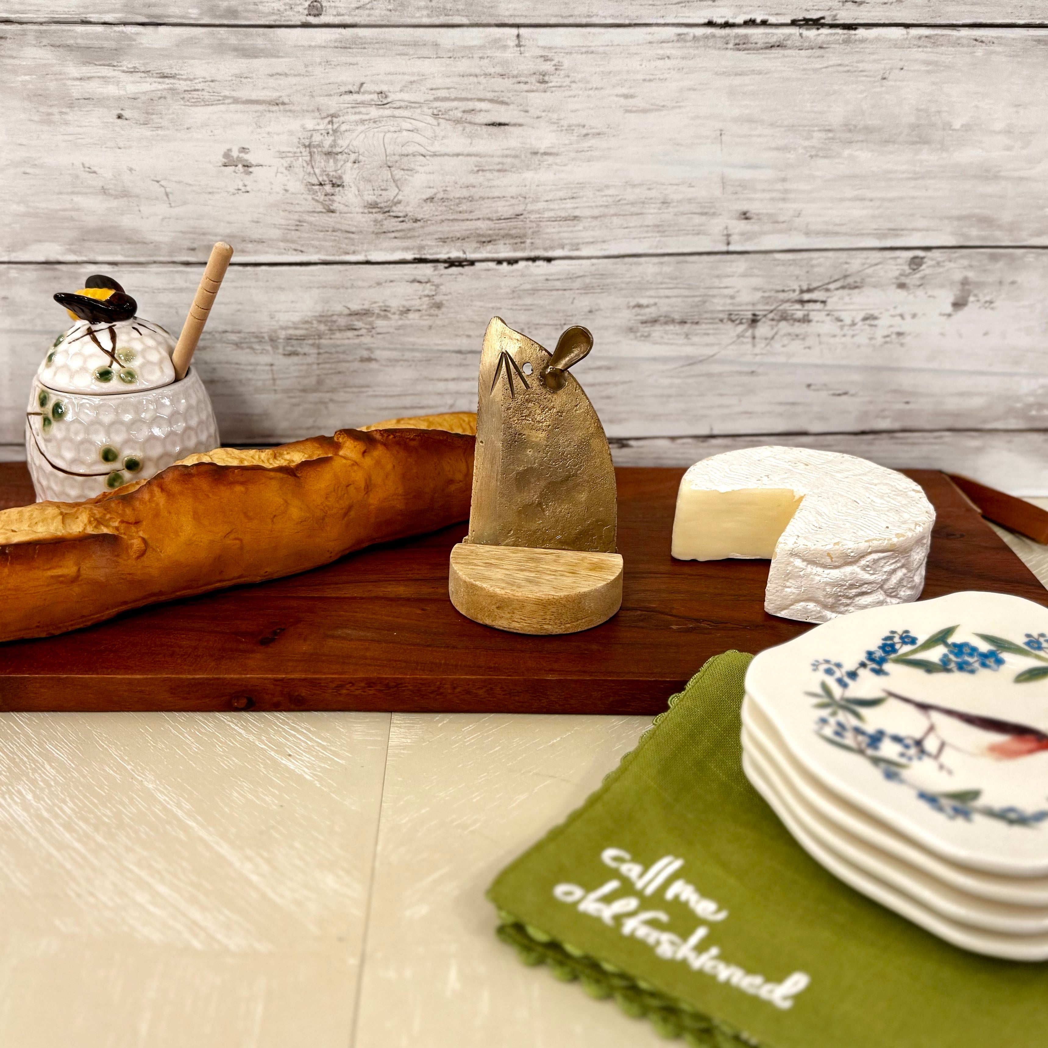 Mabry the Mouse Cheese Knife with Stand