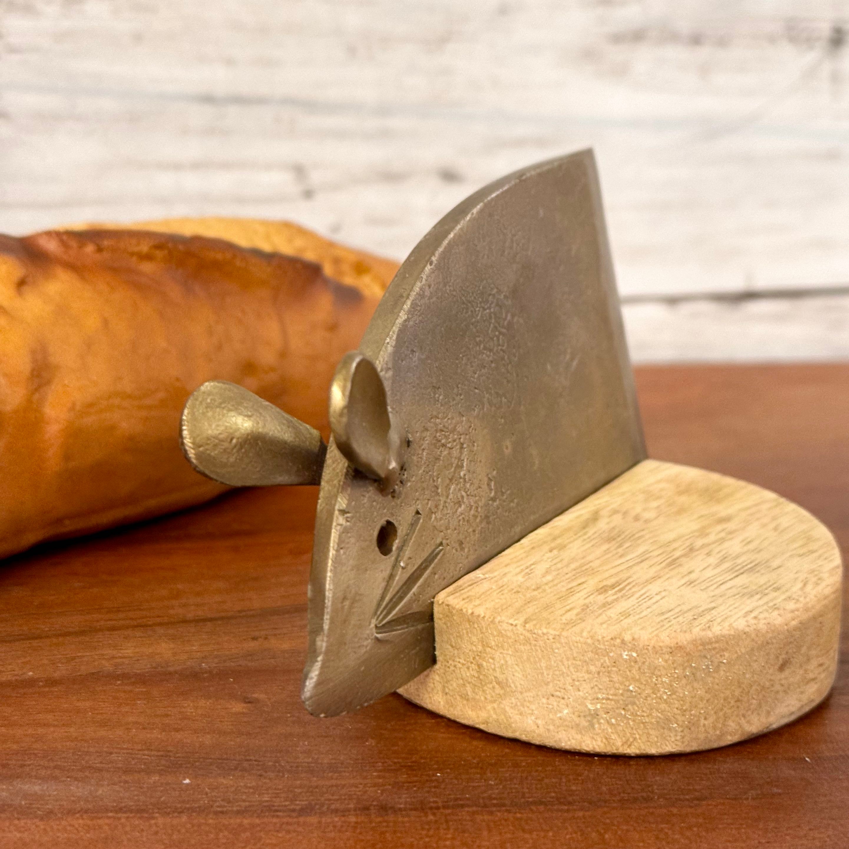 Mabry the Mouse Cheese Knife with Stand