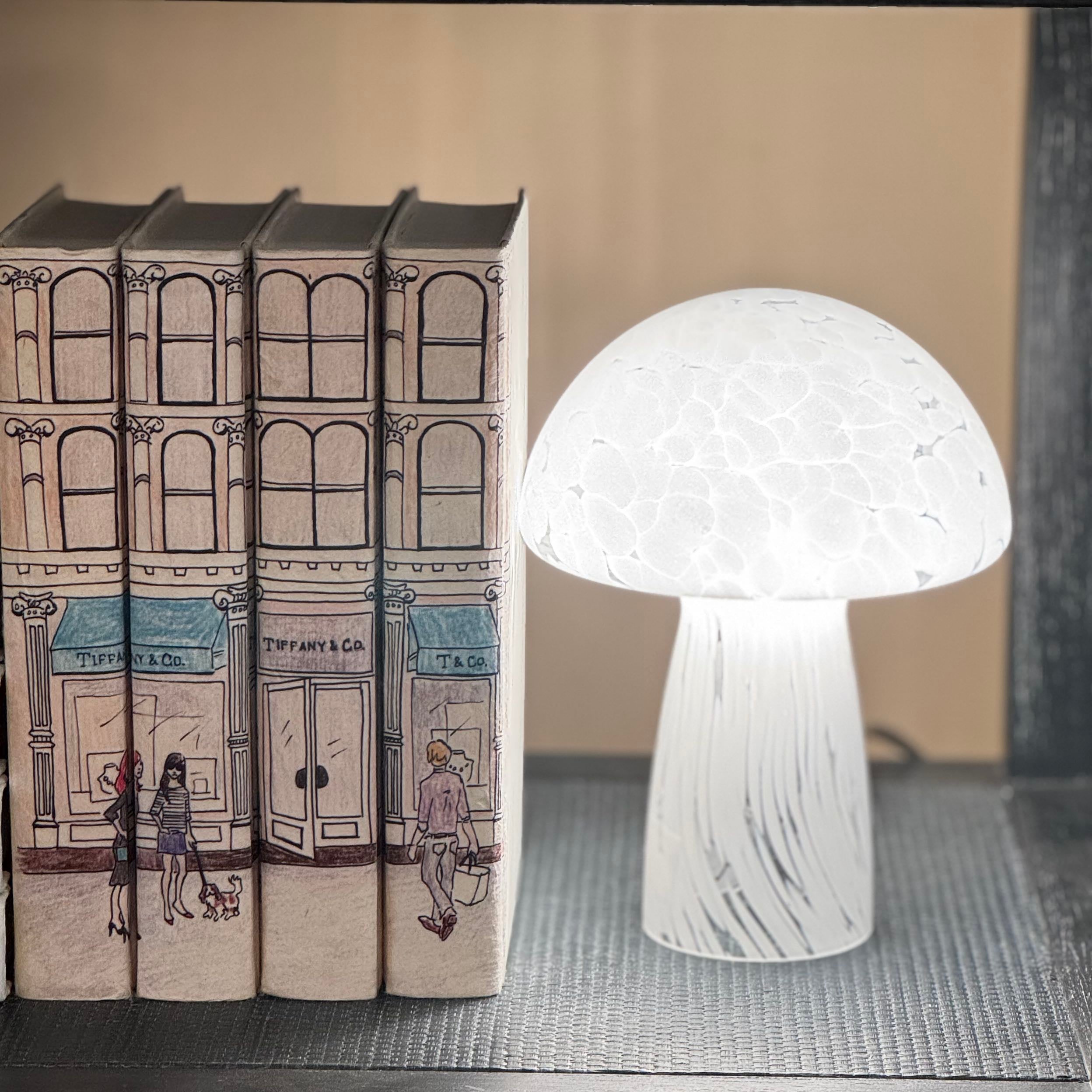 Cremini Glass Mushroom Table Lamp