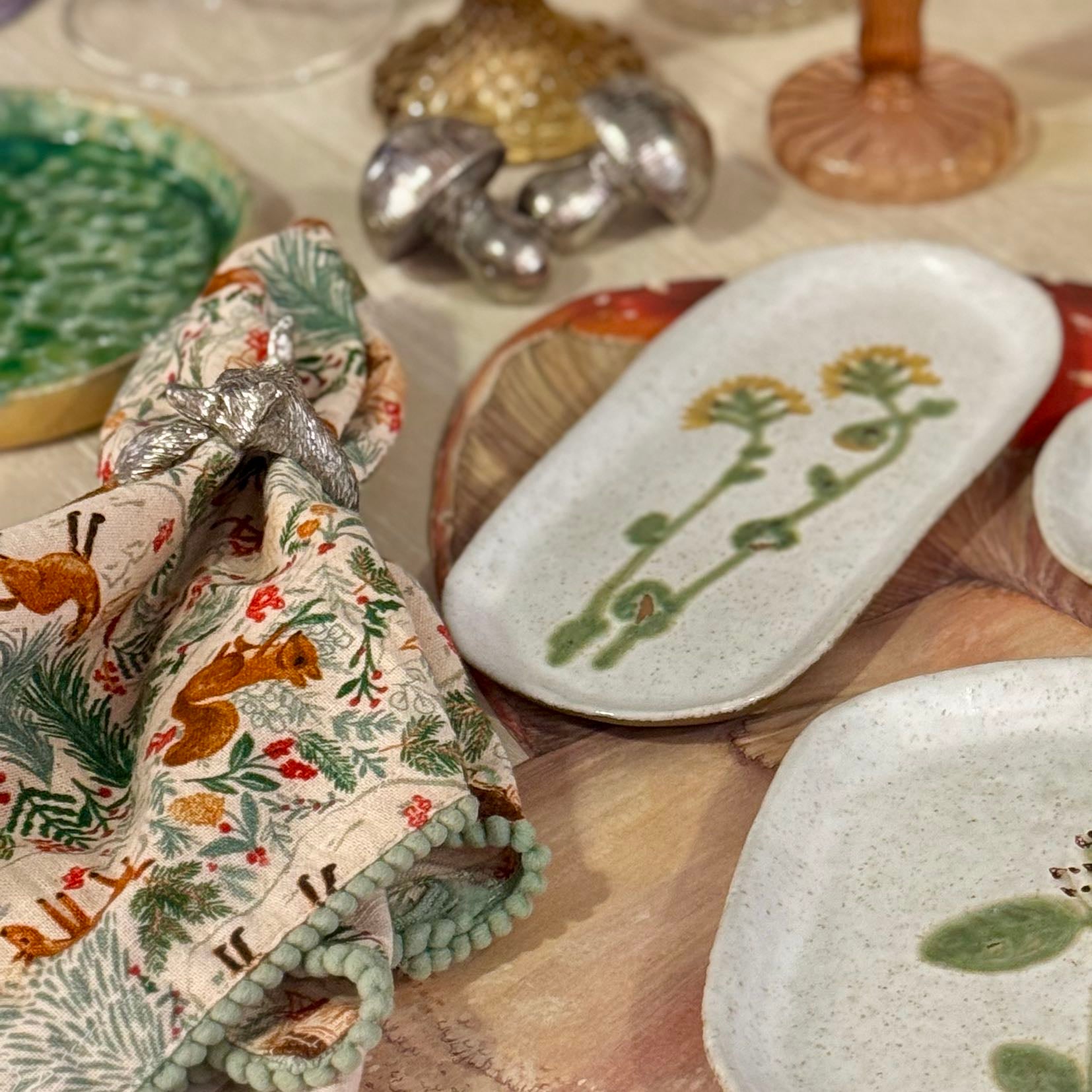 Pewter Fox Napkin Ring