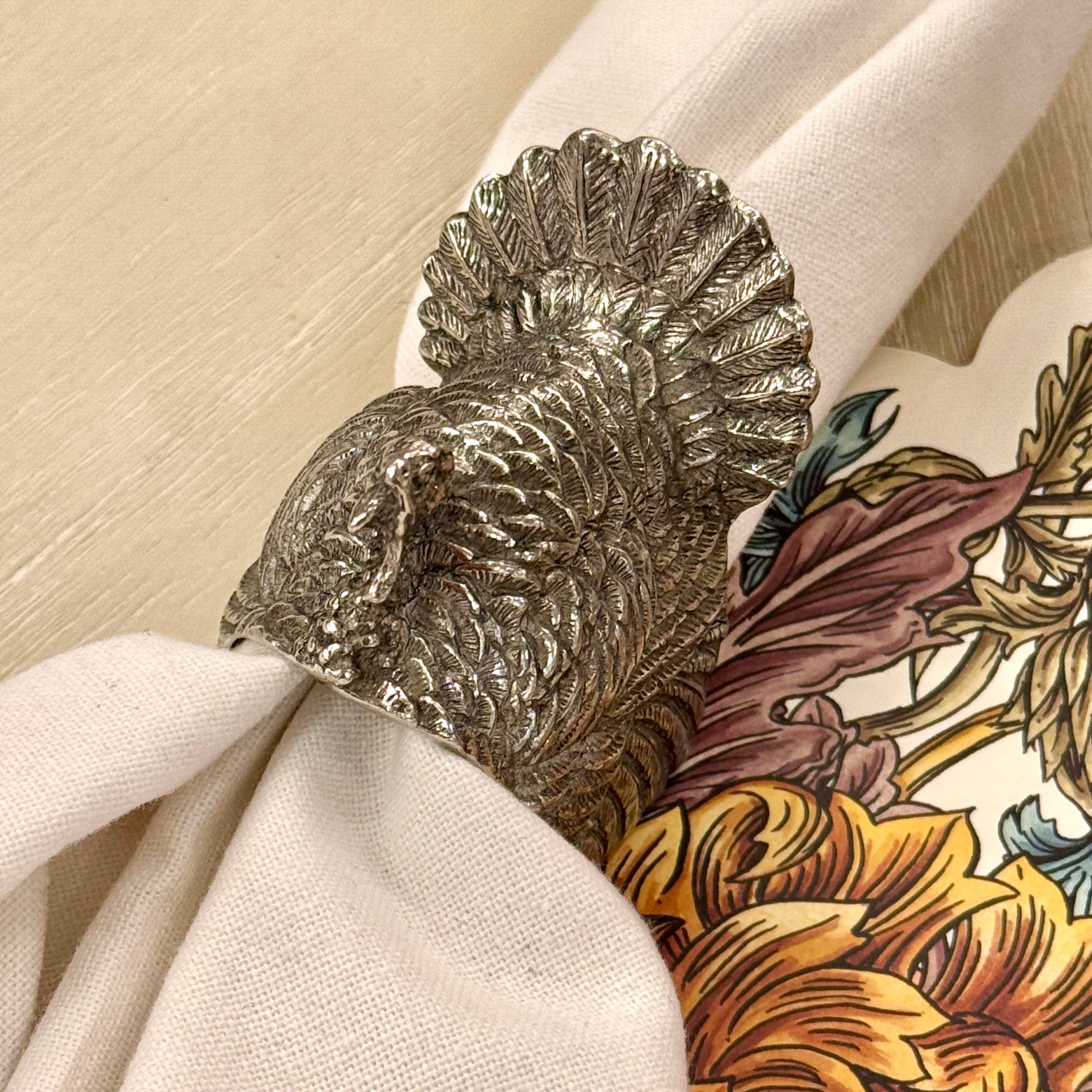 Turkey Pewter Napkin Ring
