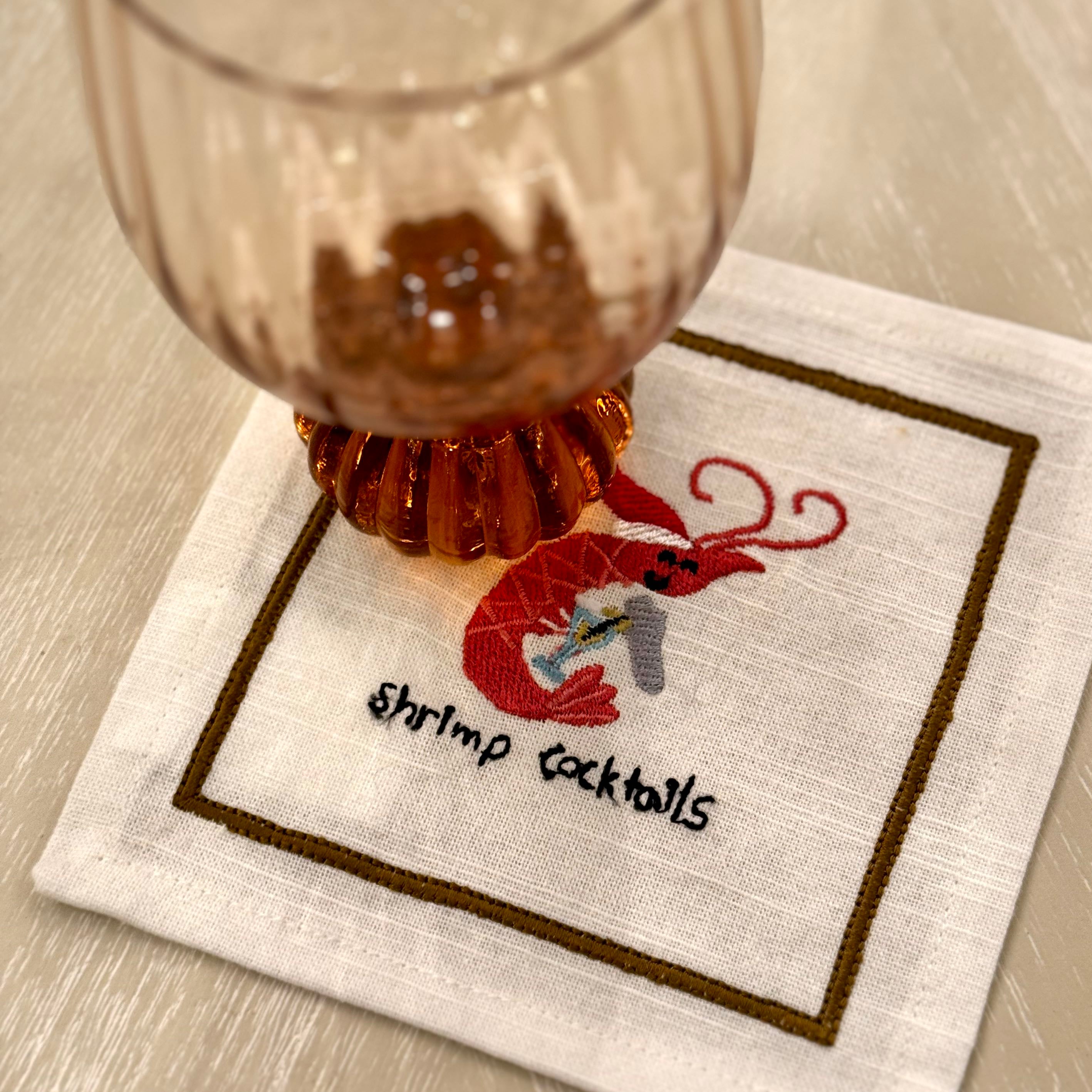 Shrimp Cocktails Cocktail Napkins