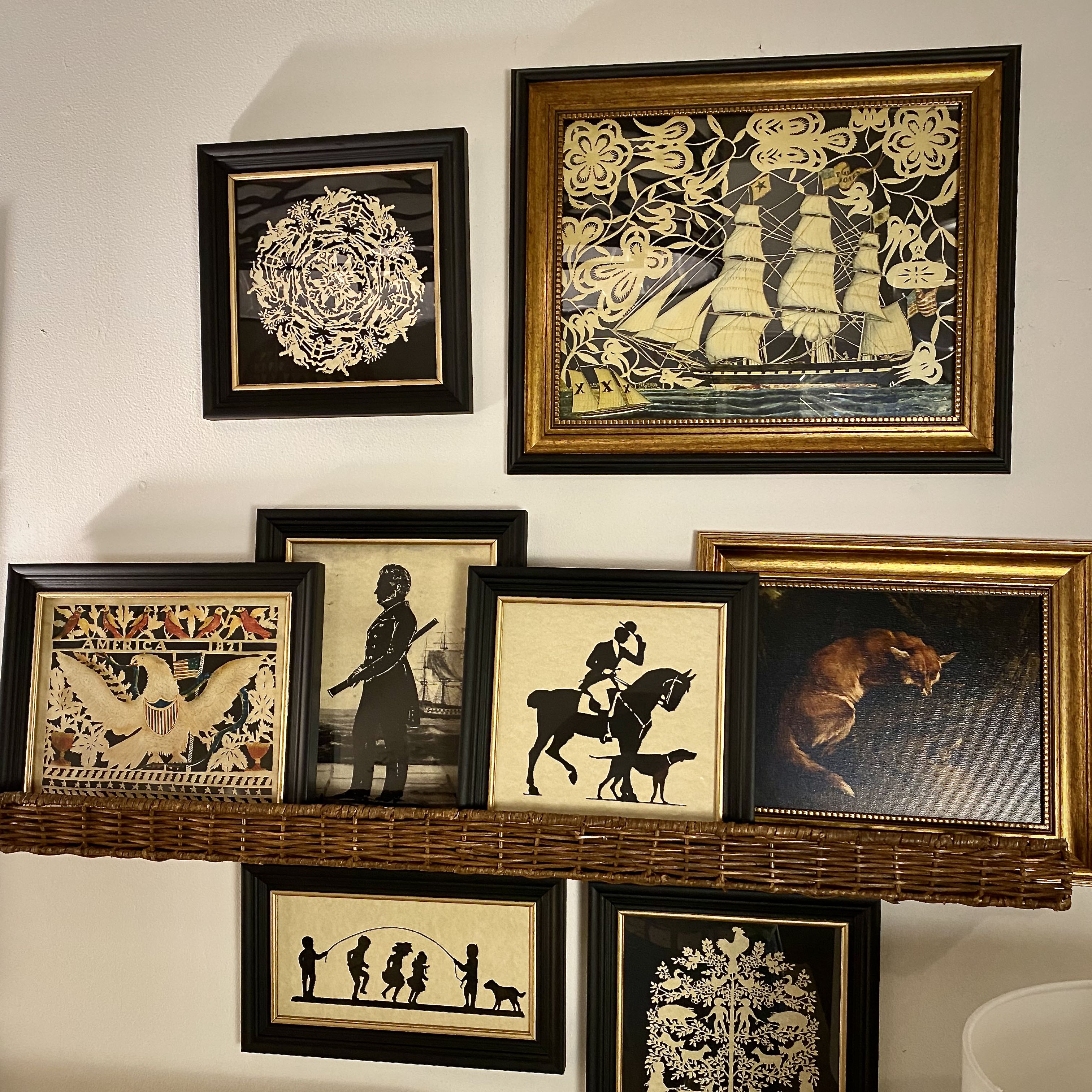 Sea Captain Silhouette Wall Art