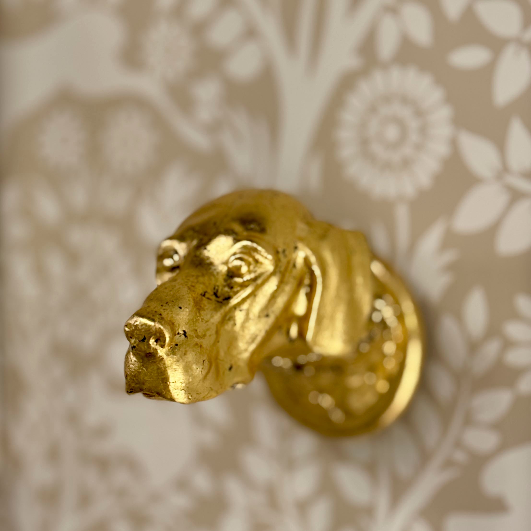 Gilded Hound Coat Hook