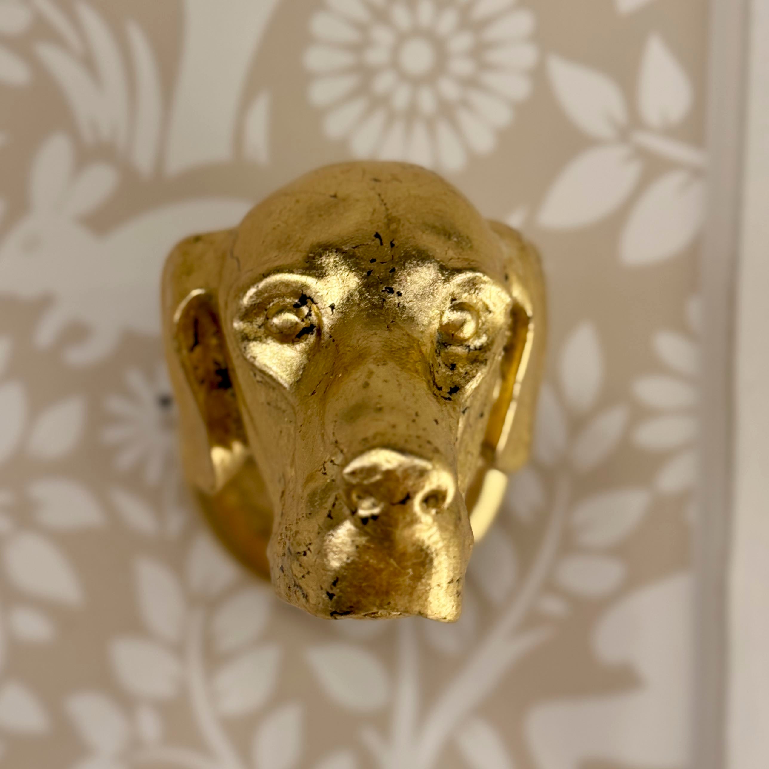 Gilded Hound Coat Hook