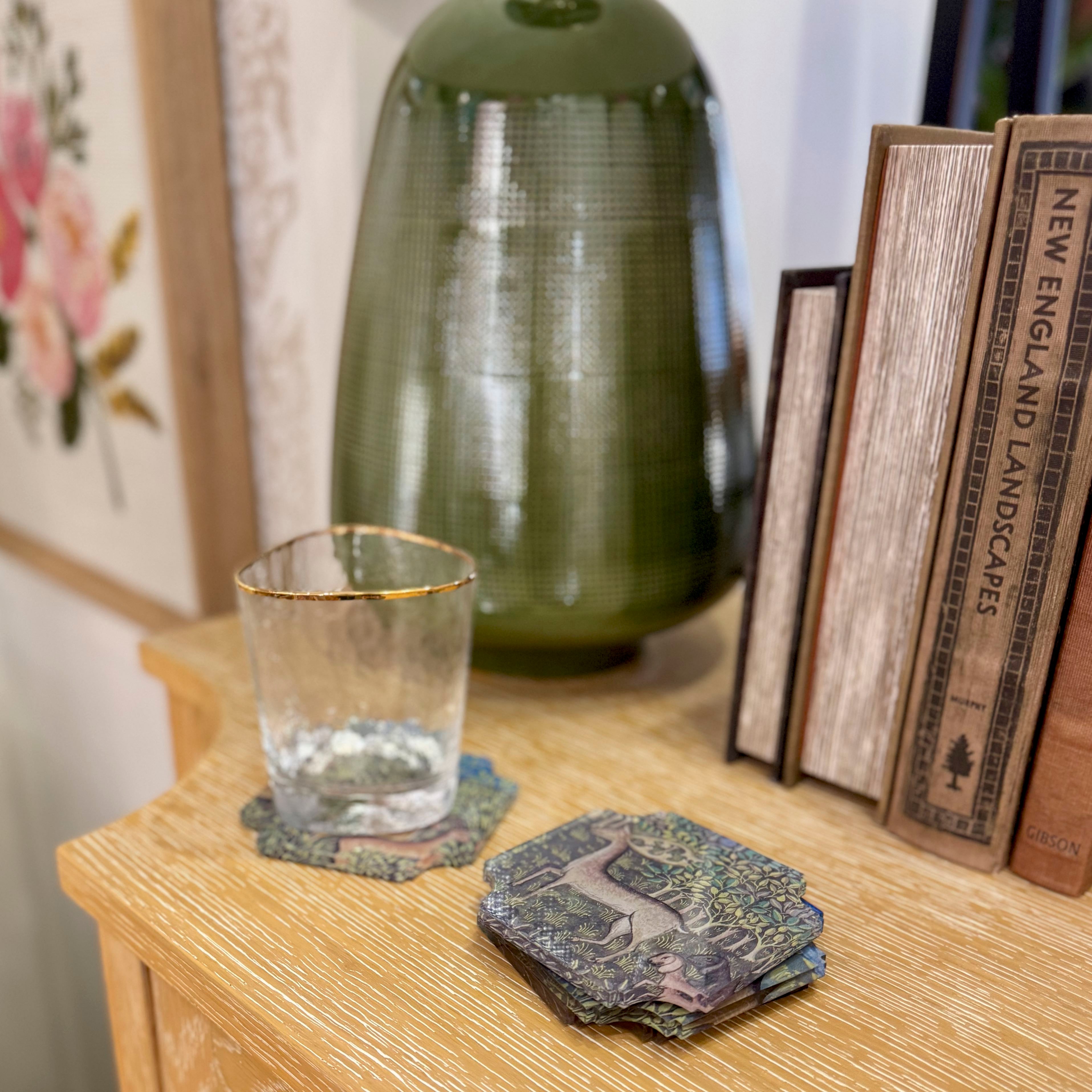 Enchanting Deer Coasters - Set of 4