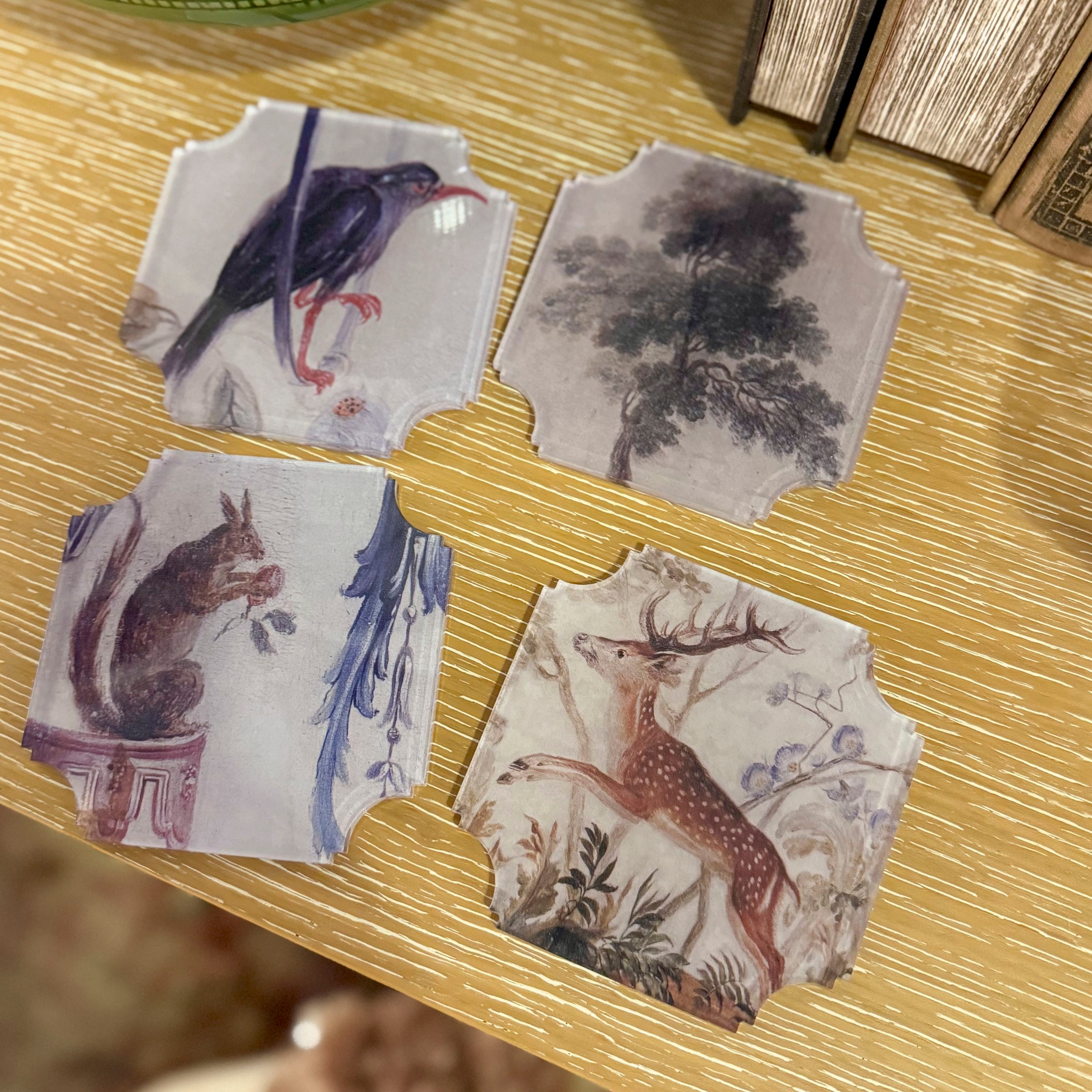 Mystic Grove Coasters - Set of 4