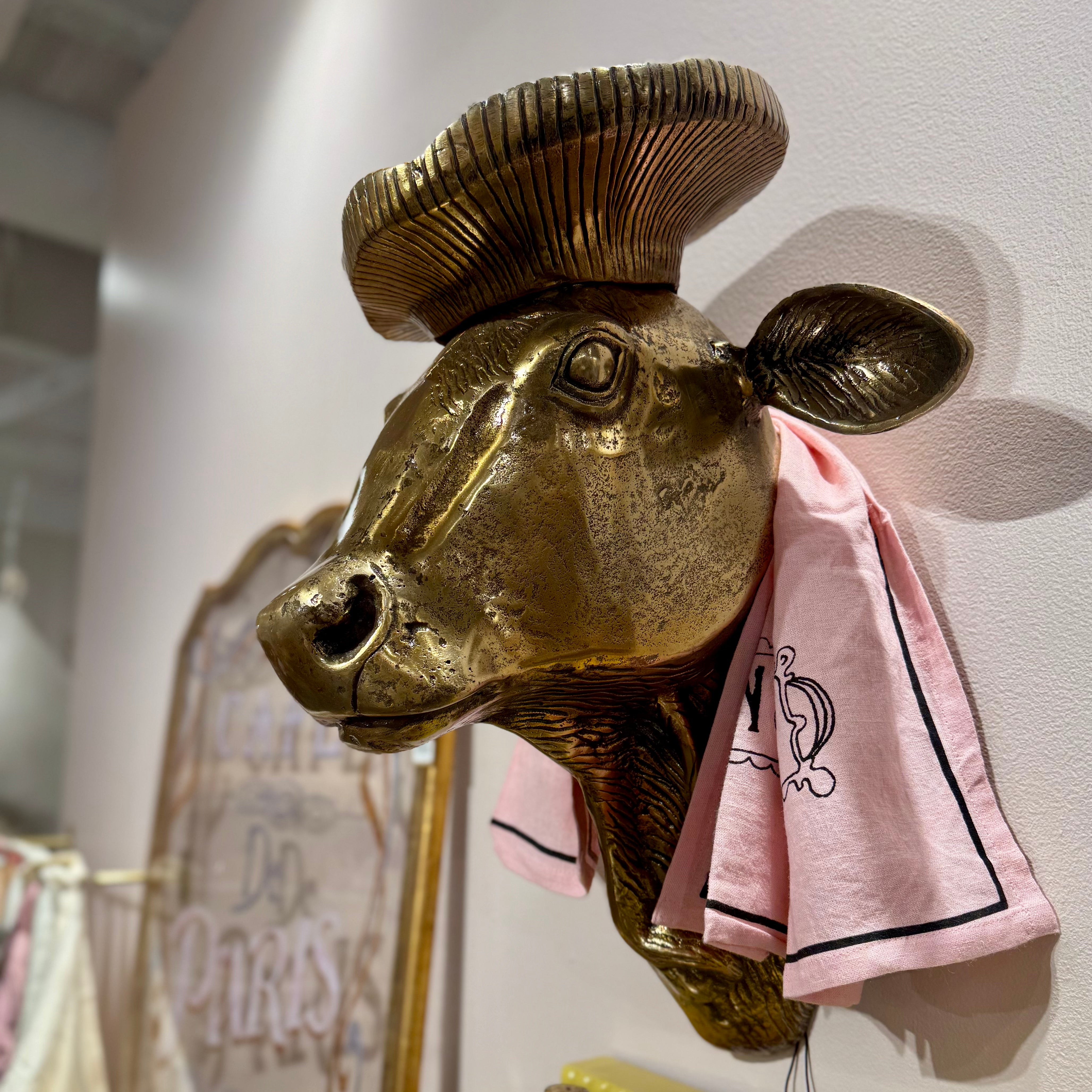 Andre the Cow Wall Mount