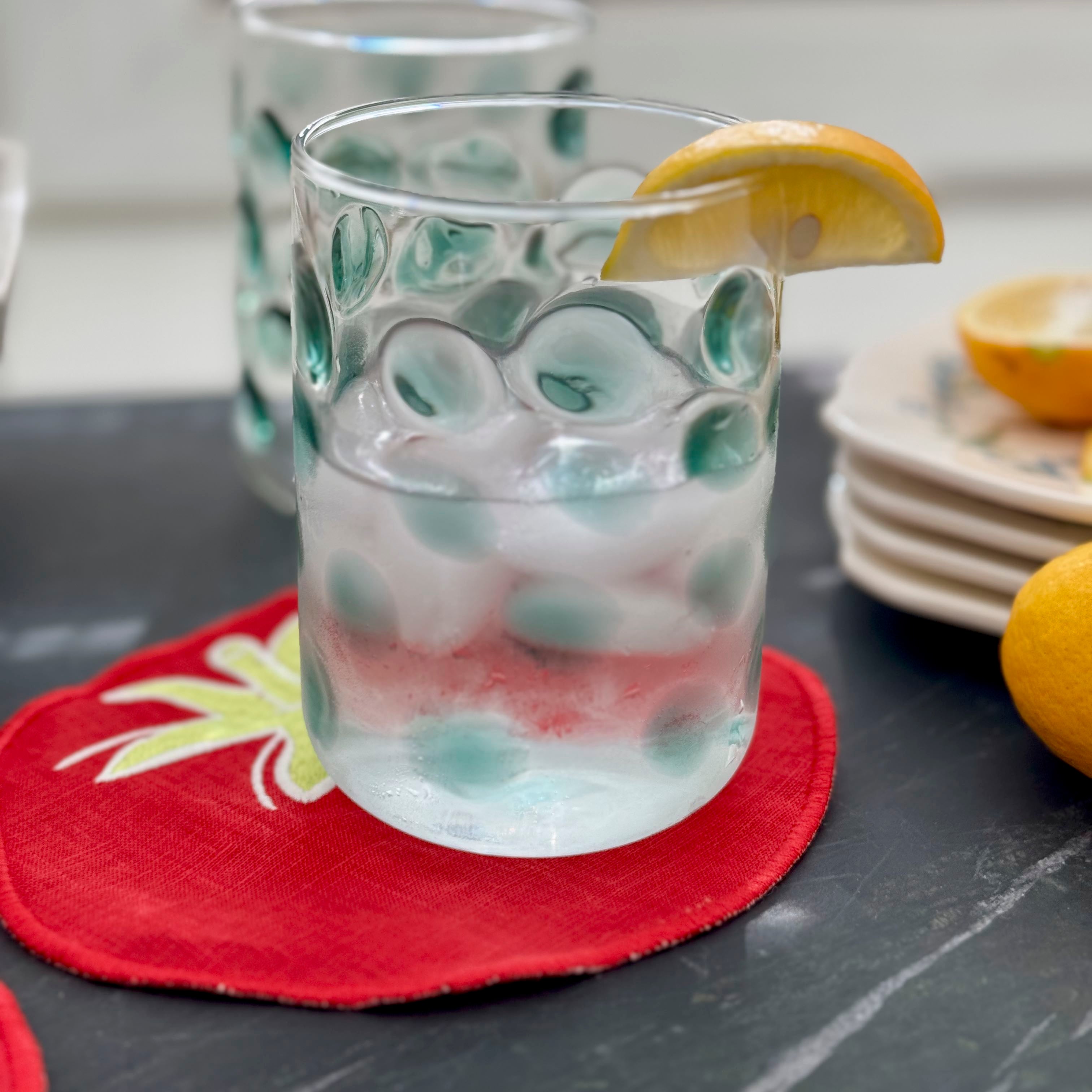 Heirloom Tomato Cocktail Napkins - Set of 4