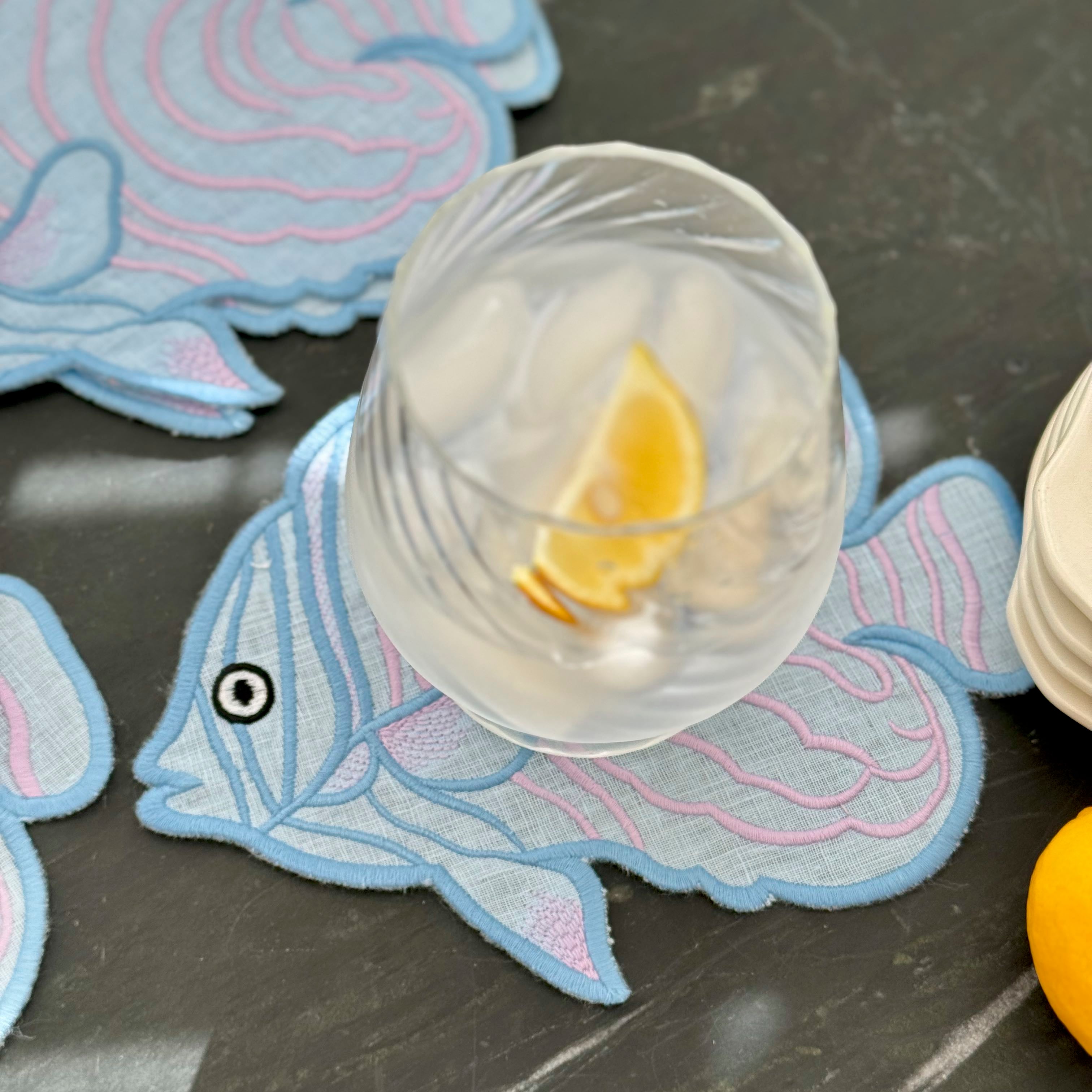 Tropical Fish Cocktail Napkins - Set of 4