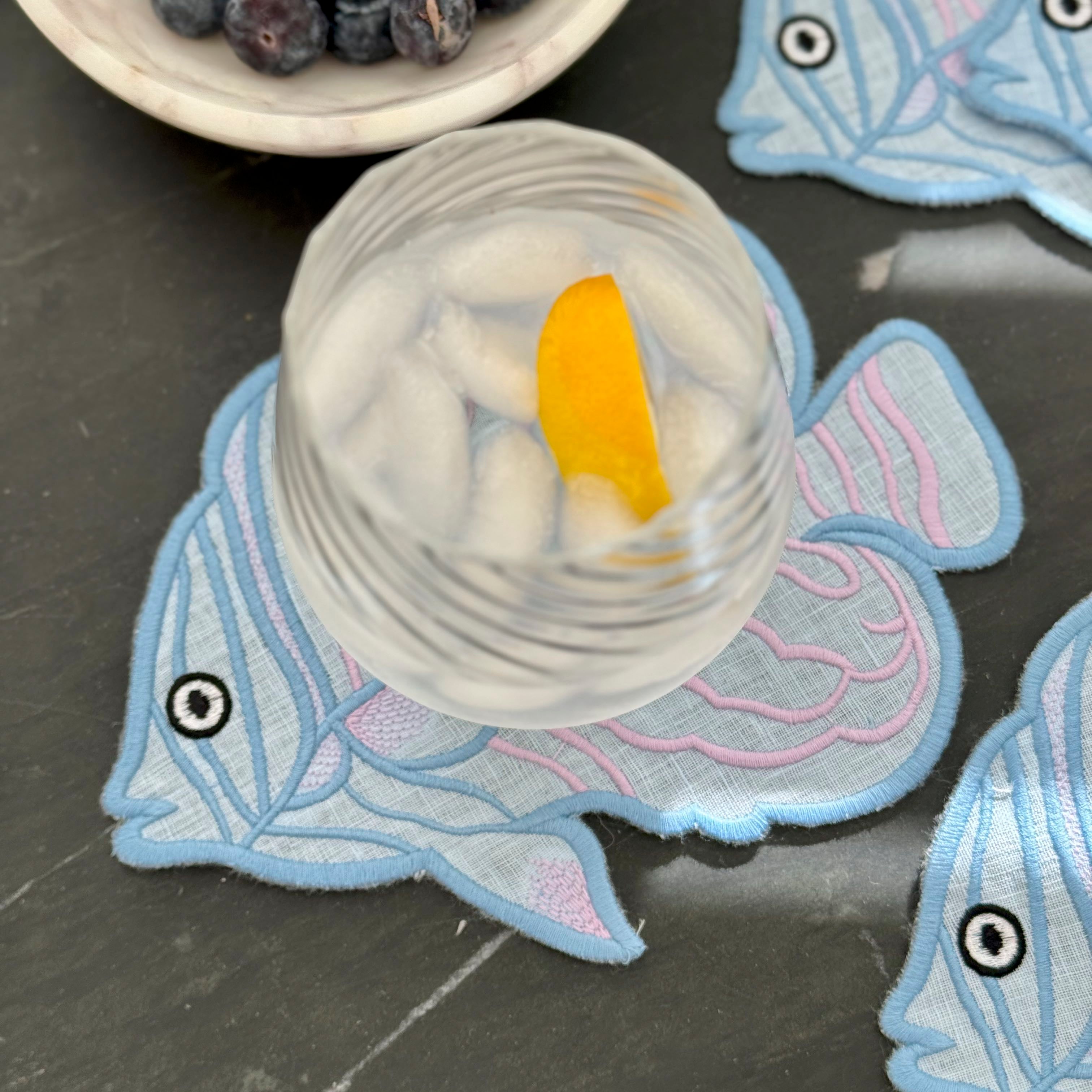 Tropical Fish Cocktail Napkins - Set of 4