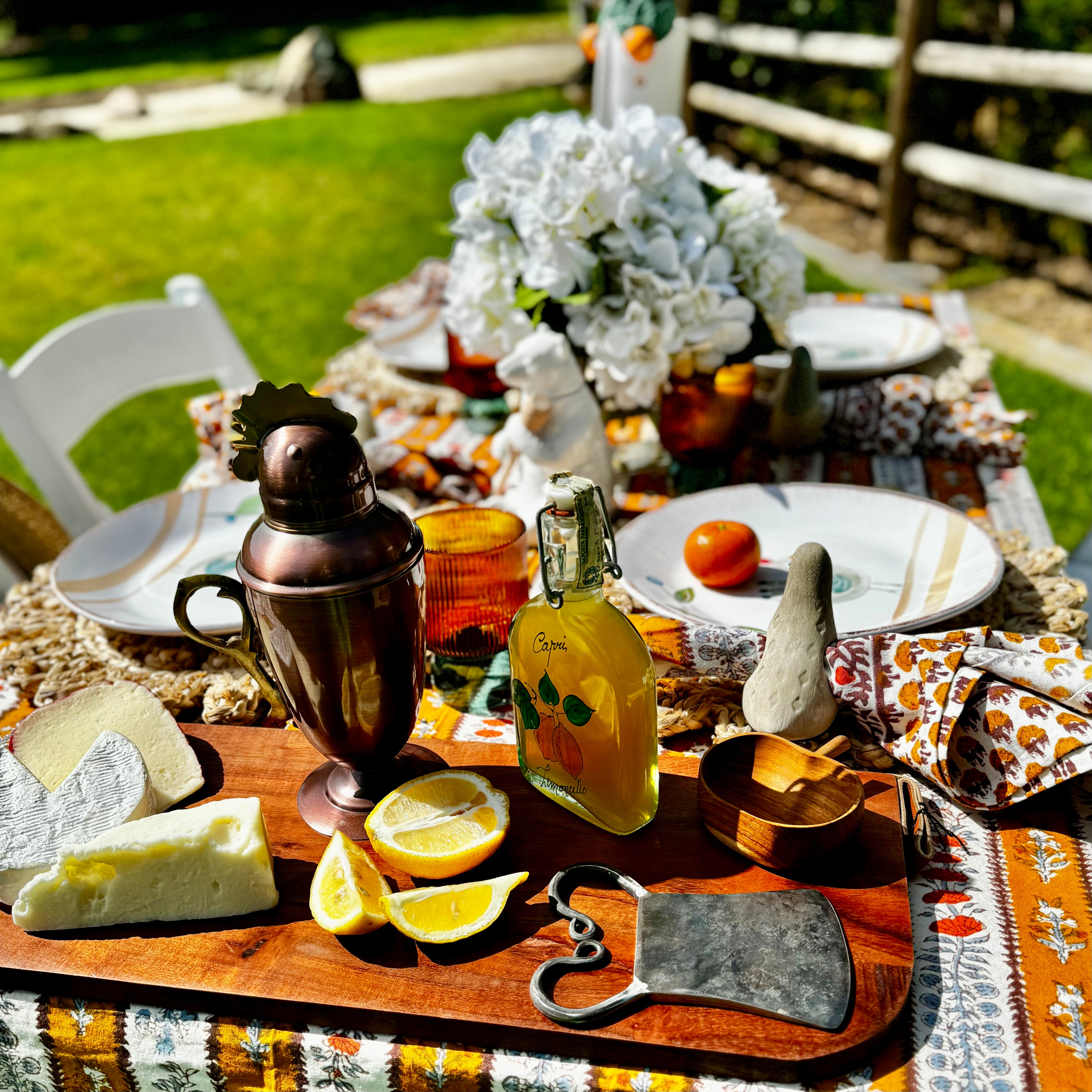 Vintage Style Rooster Cocktail Shaker