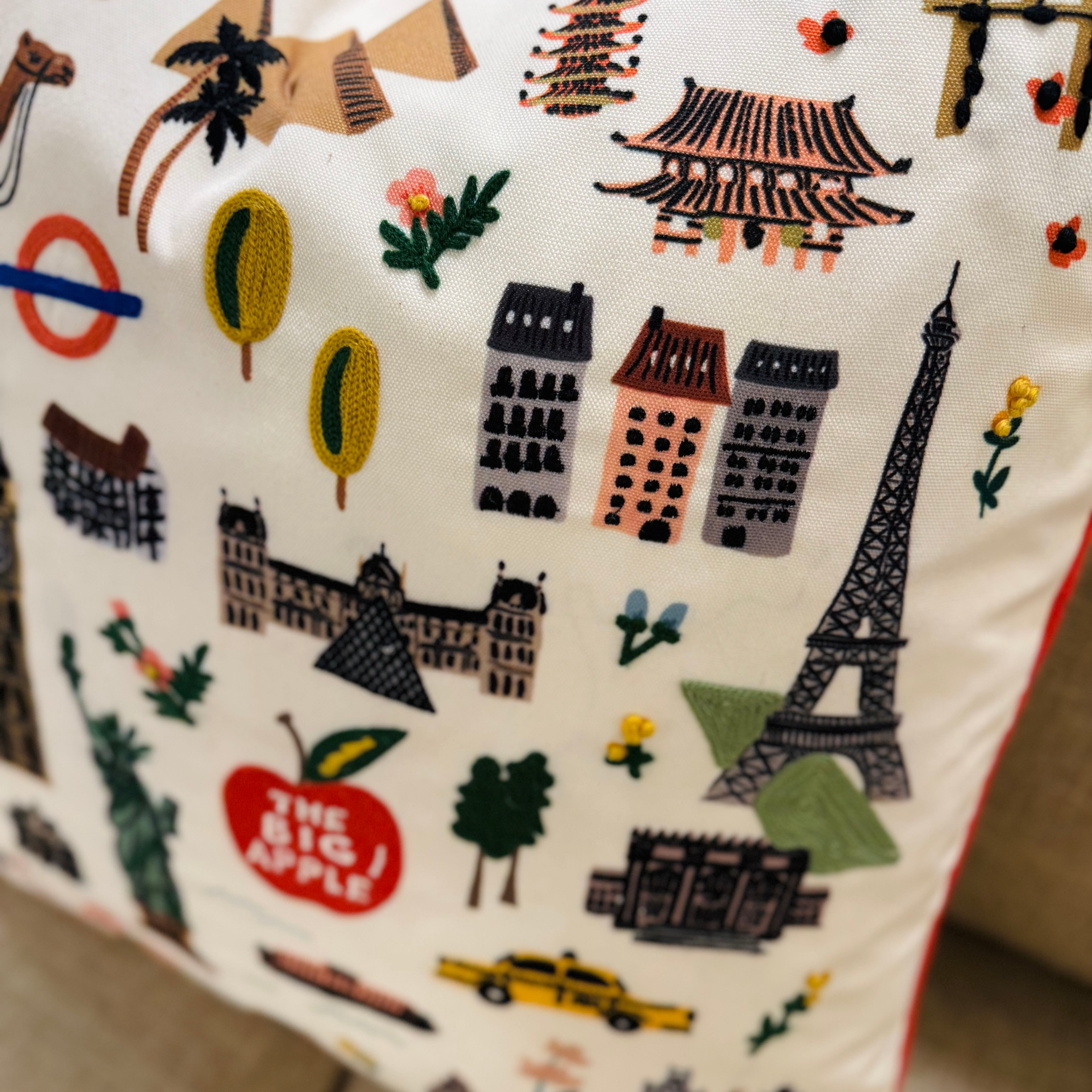 Bon Voyage 22x22 Pillow