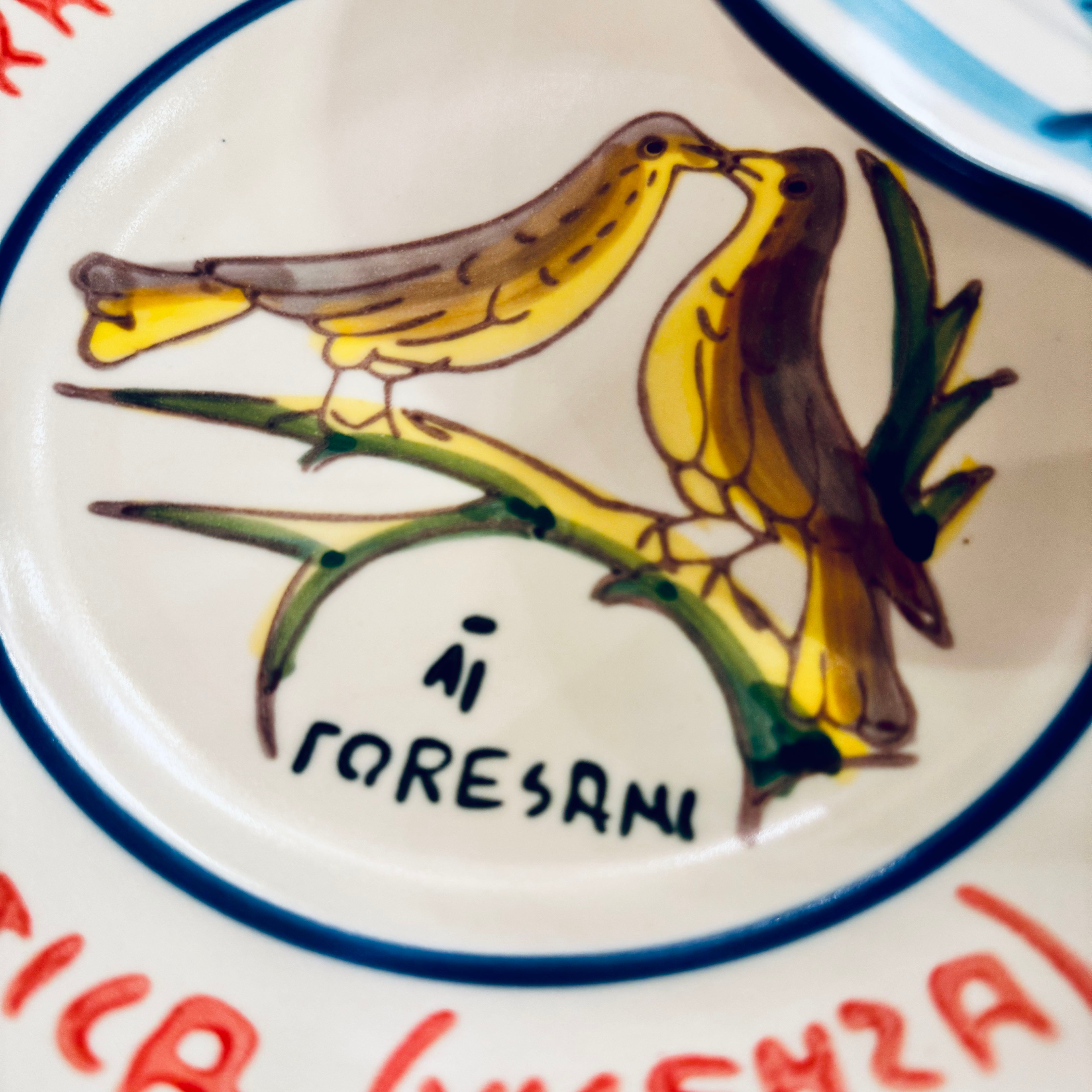 Vintage Style Restaurant Plates - set of 12