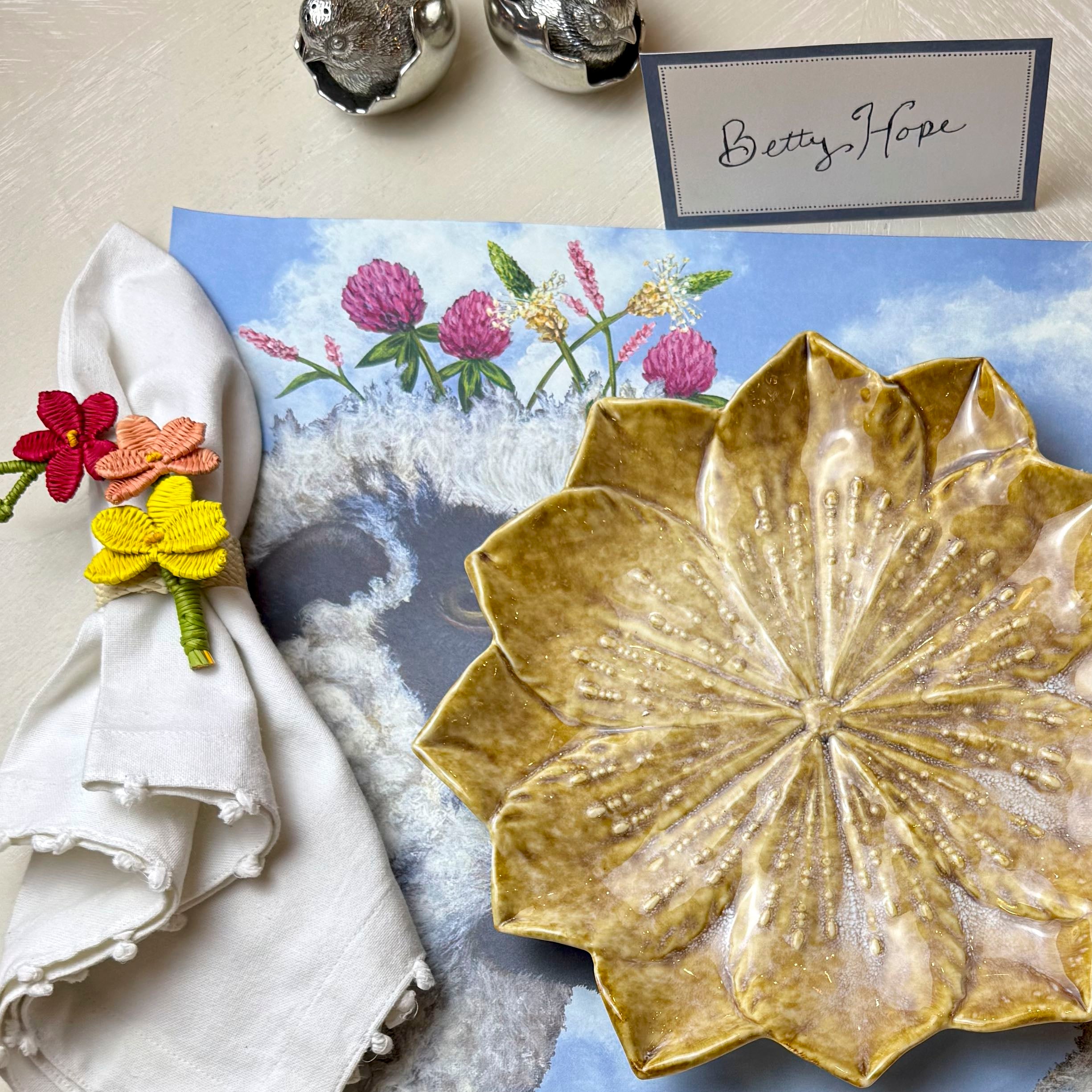 Cornflower Blue Place Card - Pack of 12