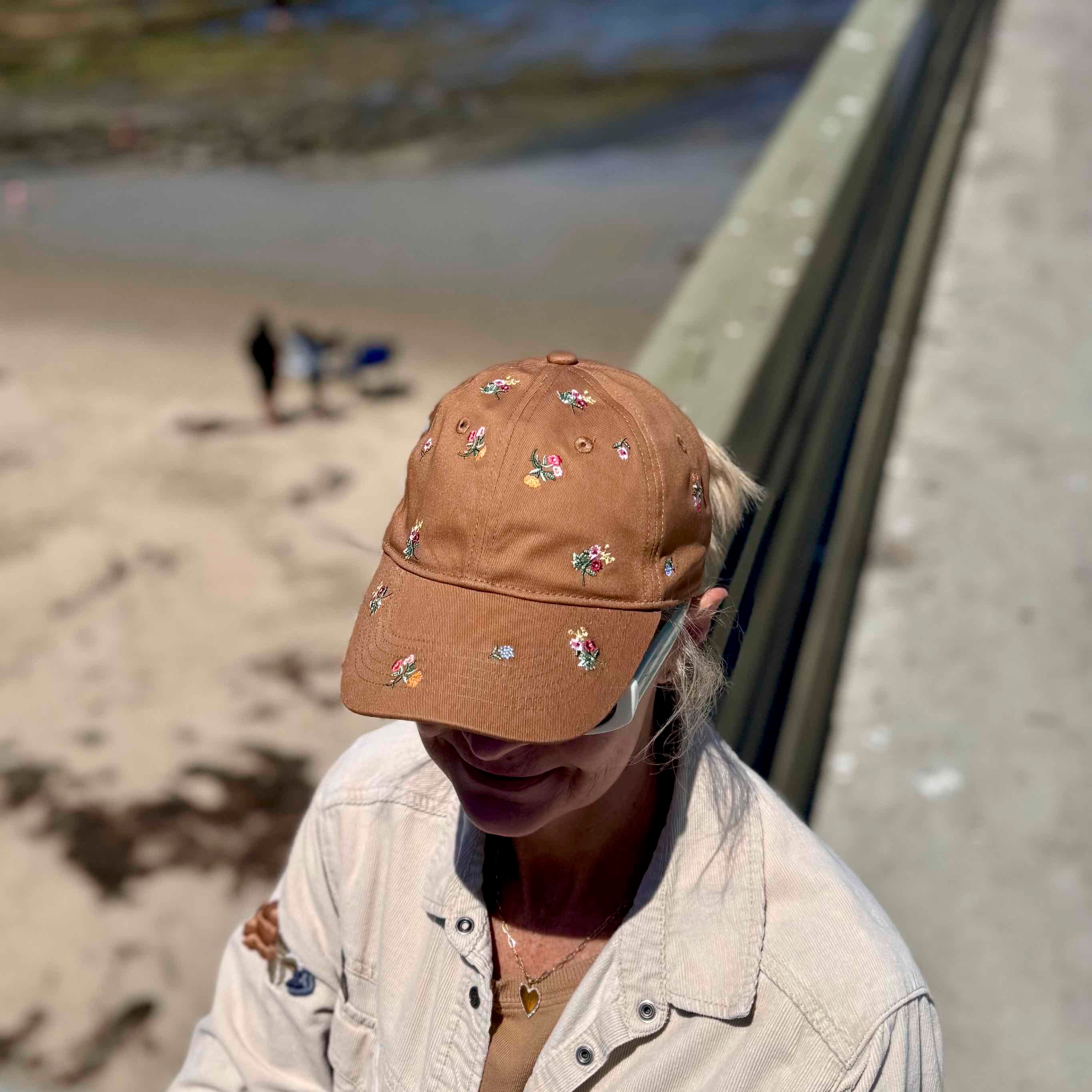 Ditsy Dahlia Baseball Cap by Rifle Paper