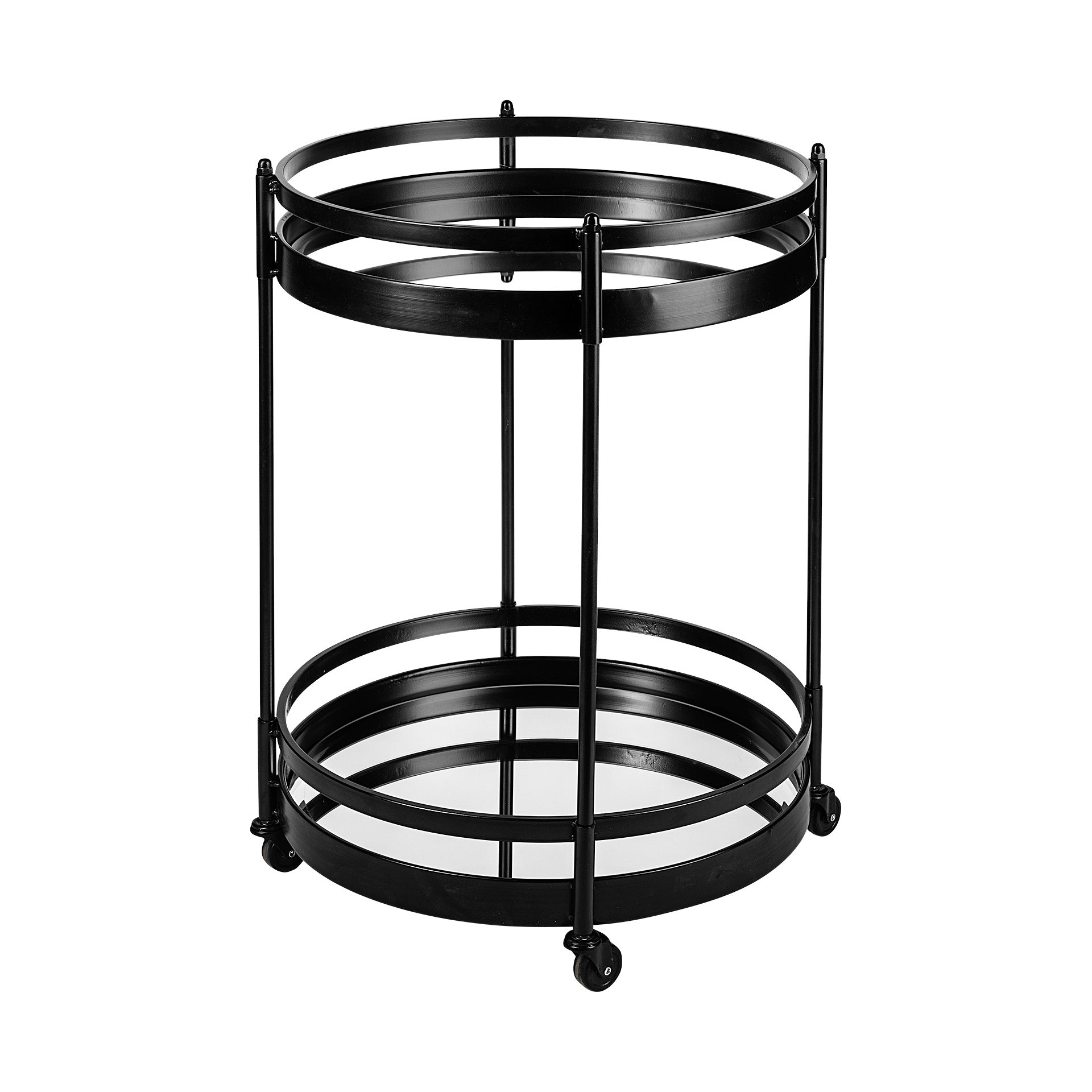 Retro Round Bar Cart
