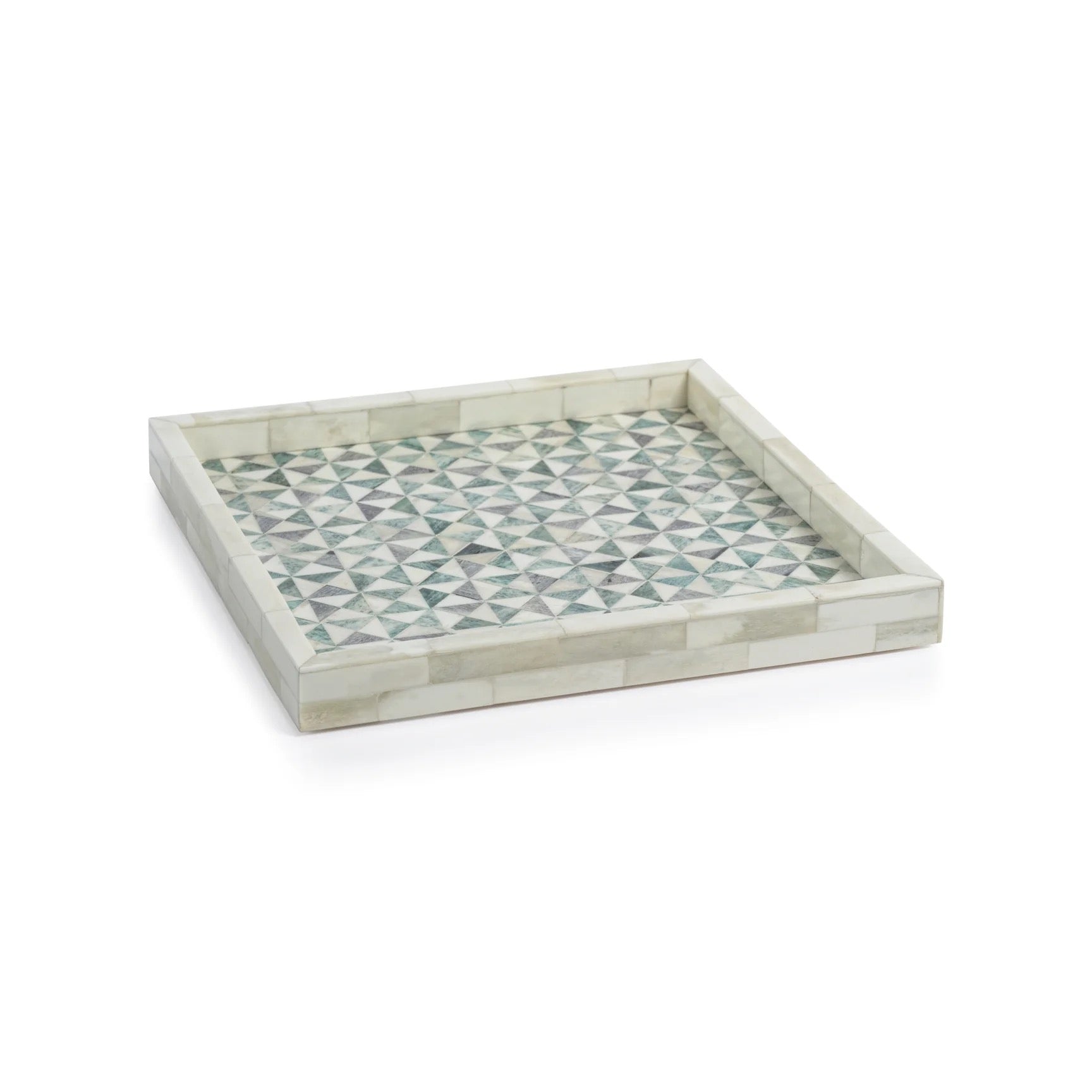 Geometric Square Bone Tray