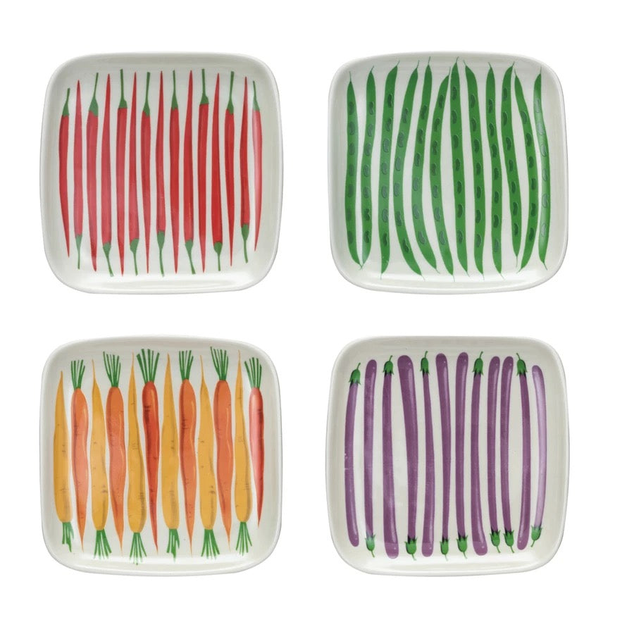 The Veggie Plate - Set of 4