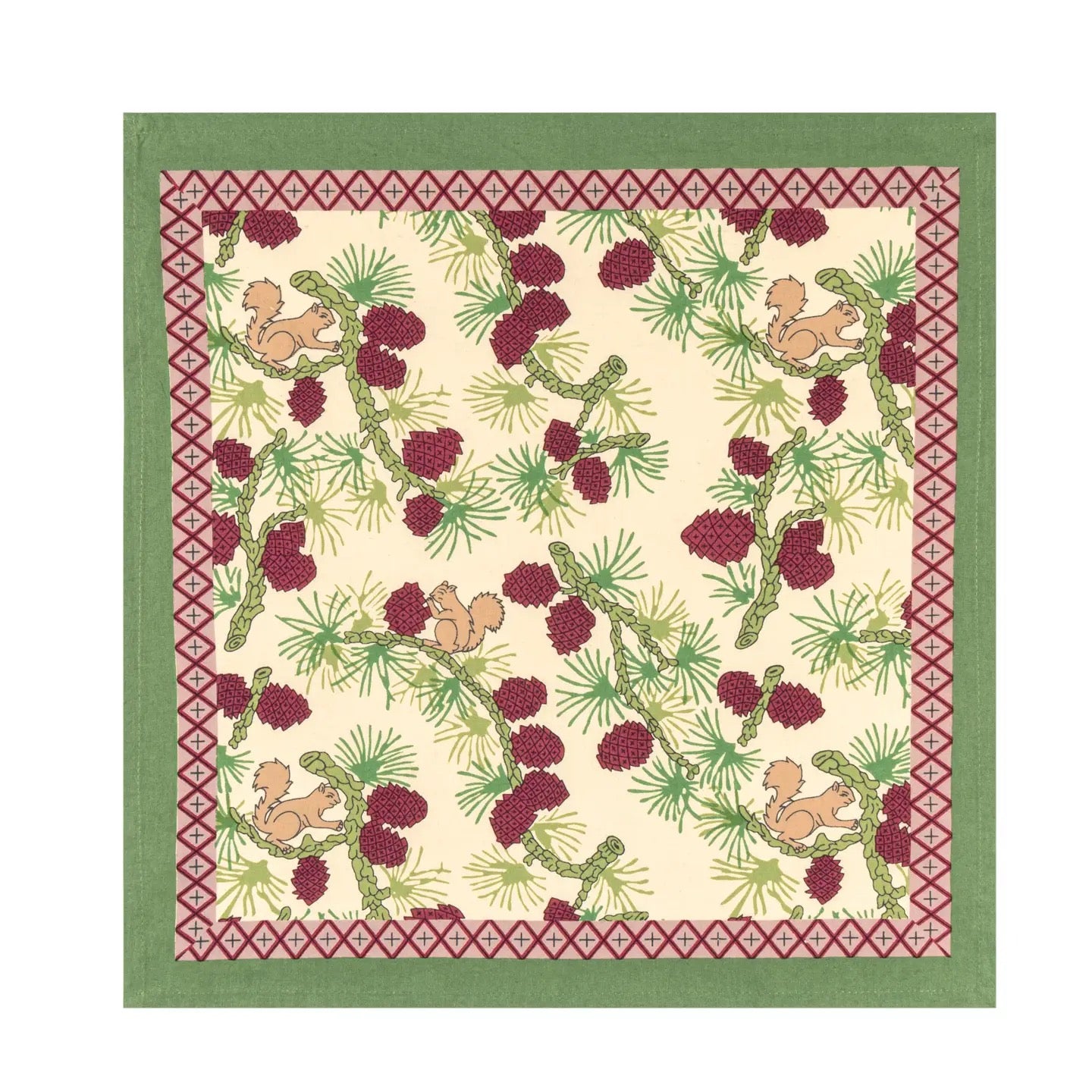 Pine Cone Forest Napkins - Set of 6