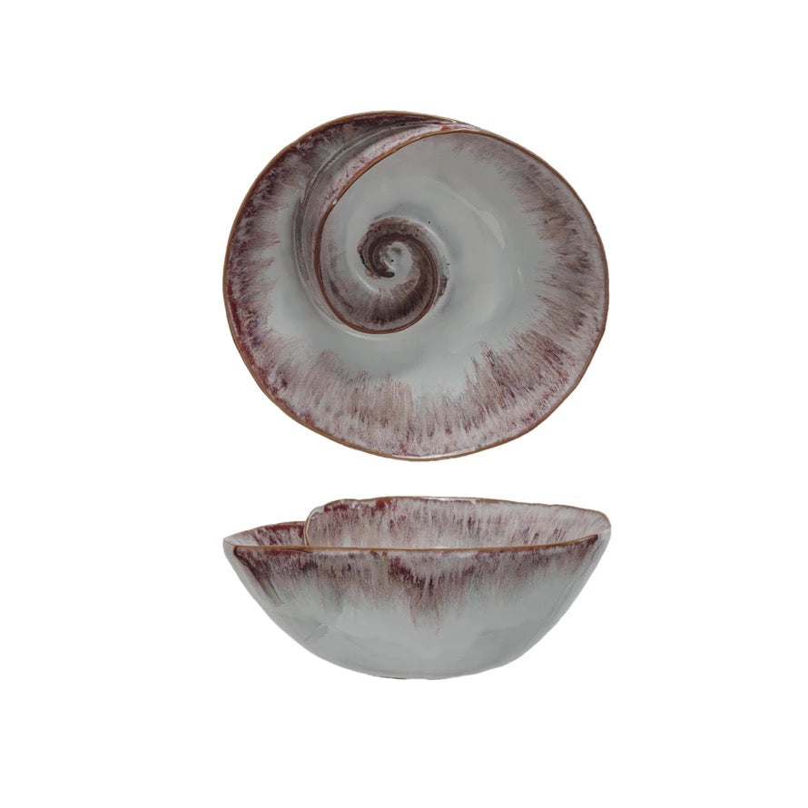 Nautilus Stoneware Bowl