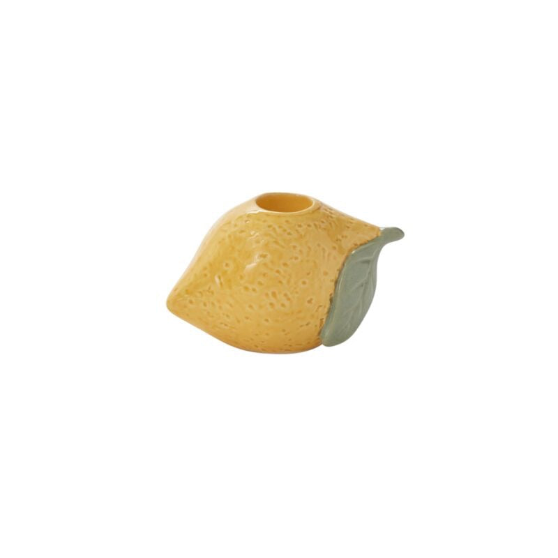 Ceramic Lemon Candleholder