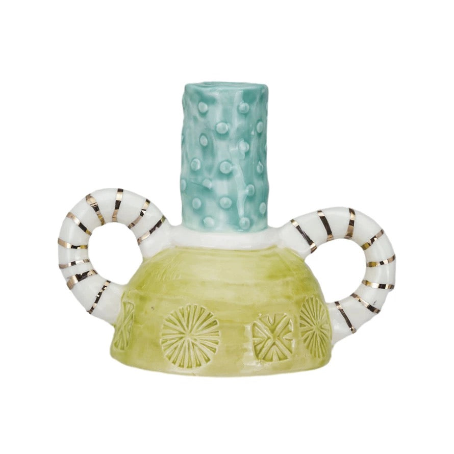 Whimsical Handle Candleholder