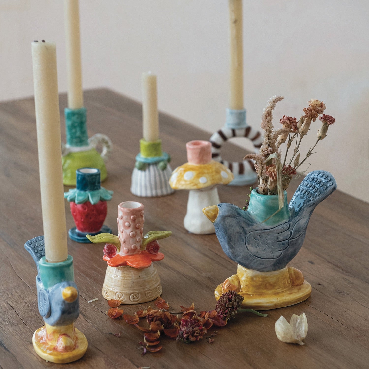 Whimsical Circle Candleholder